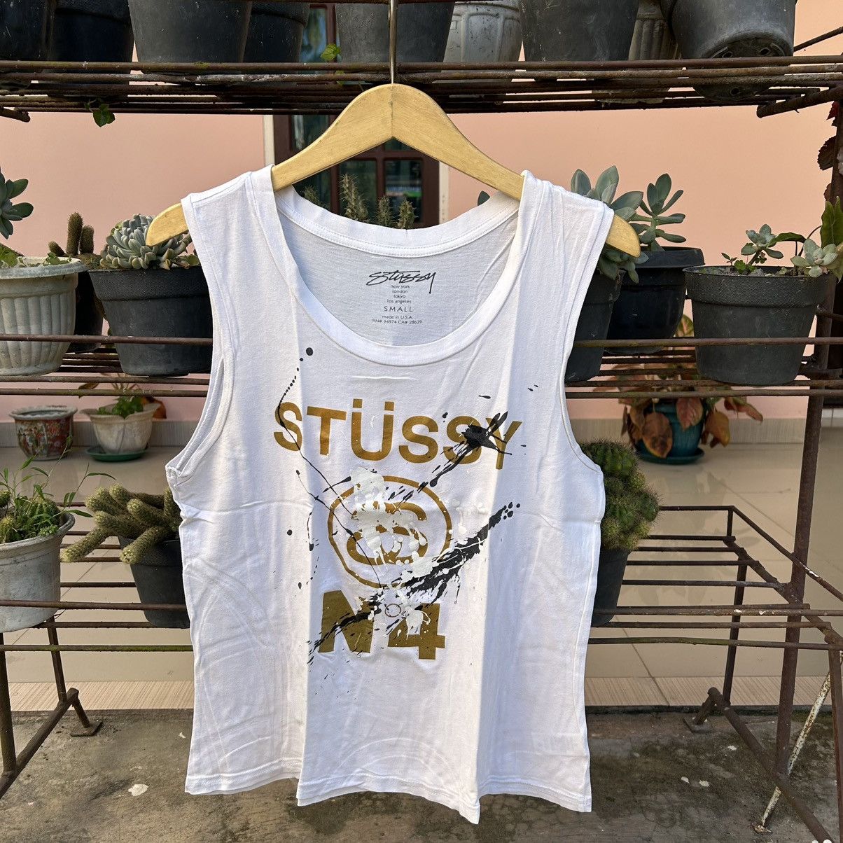 Stussy Vintage TankTop Stussy N-4 Big Logo Size US S / EU 44-46 / 1 - 1 Thumbnail