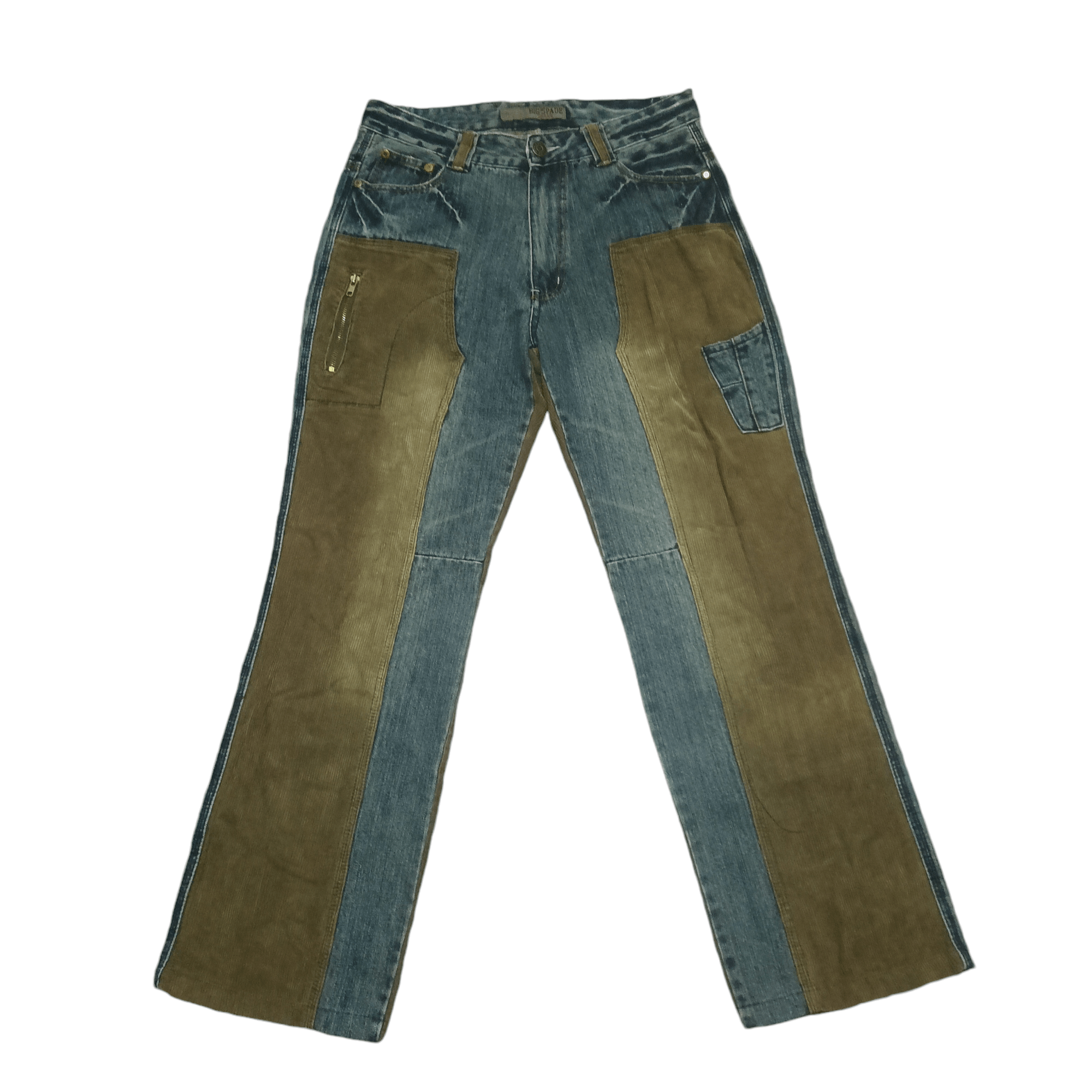 Japanese Brand 💥Insane💥 Big Spade Jeans Hybrid Flare Jeans Size US 31 - 2 Thumbnail