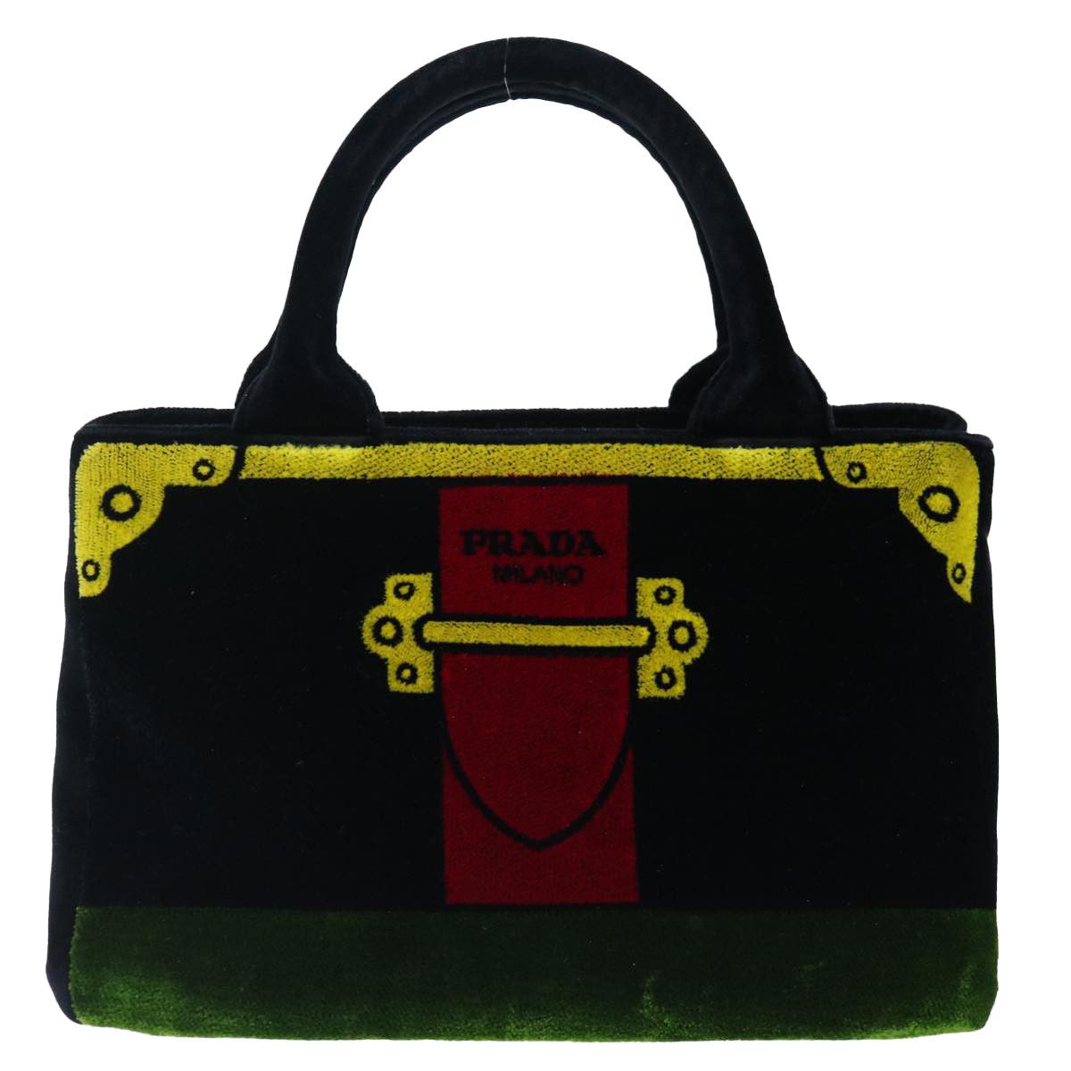 Prada -- Multicolour Velvet Handbag (Pre-Owned) Size ONE SIZE - 1 Thumbnail