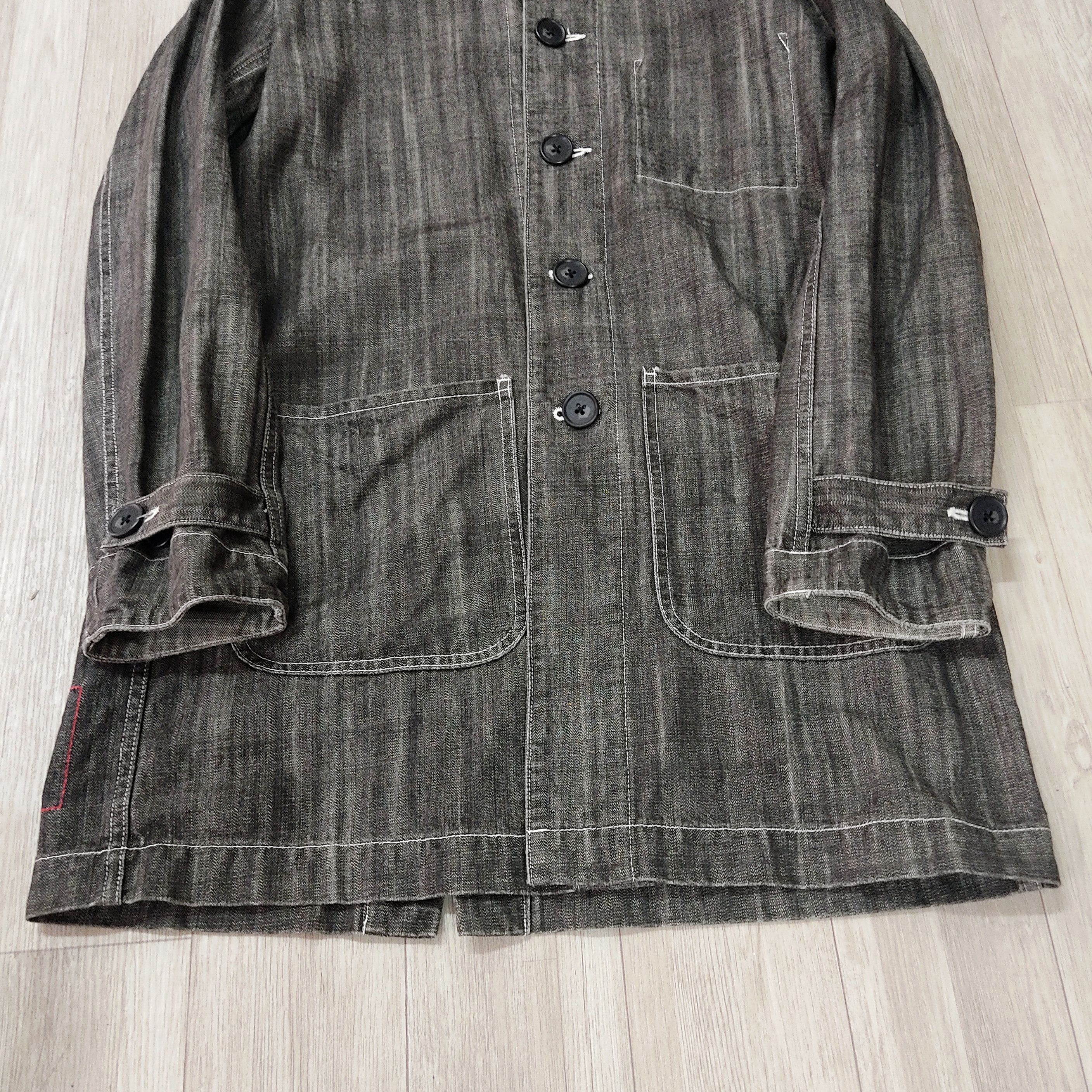 GOODENOUGH Rare! Complete Finesse by Fujiwara: Long Denim Chore Jacket Size US M / EU 48-50 / 2 - 7 Thumbnail