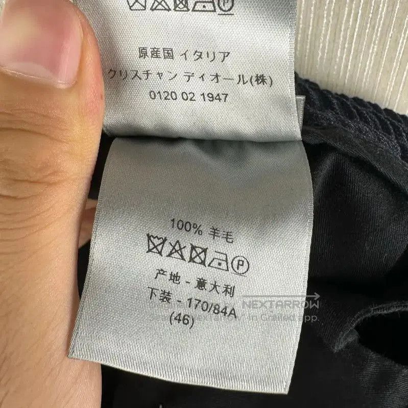Dior Dior Men's Casual Pants in Dark Blue Wool . Size US 32 / EU 48 - 4 Thumbnail