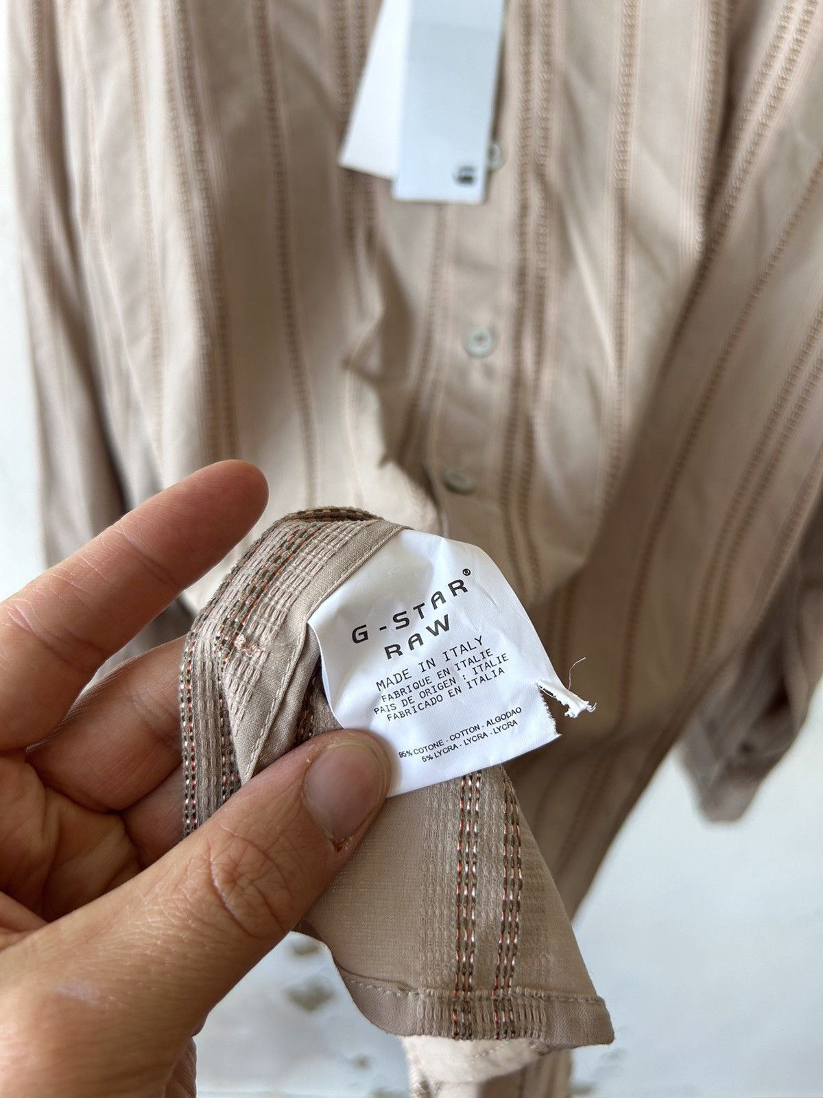 Designer × G-Star G STAR RAW BUTTON SHIRT Size US XL / EU 56 / 4 - 6 Thumbnail