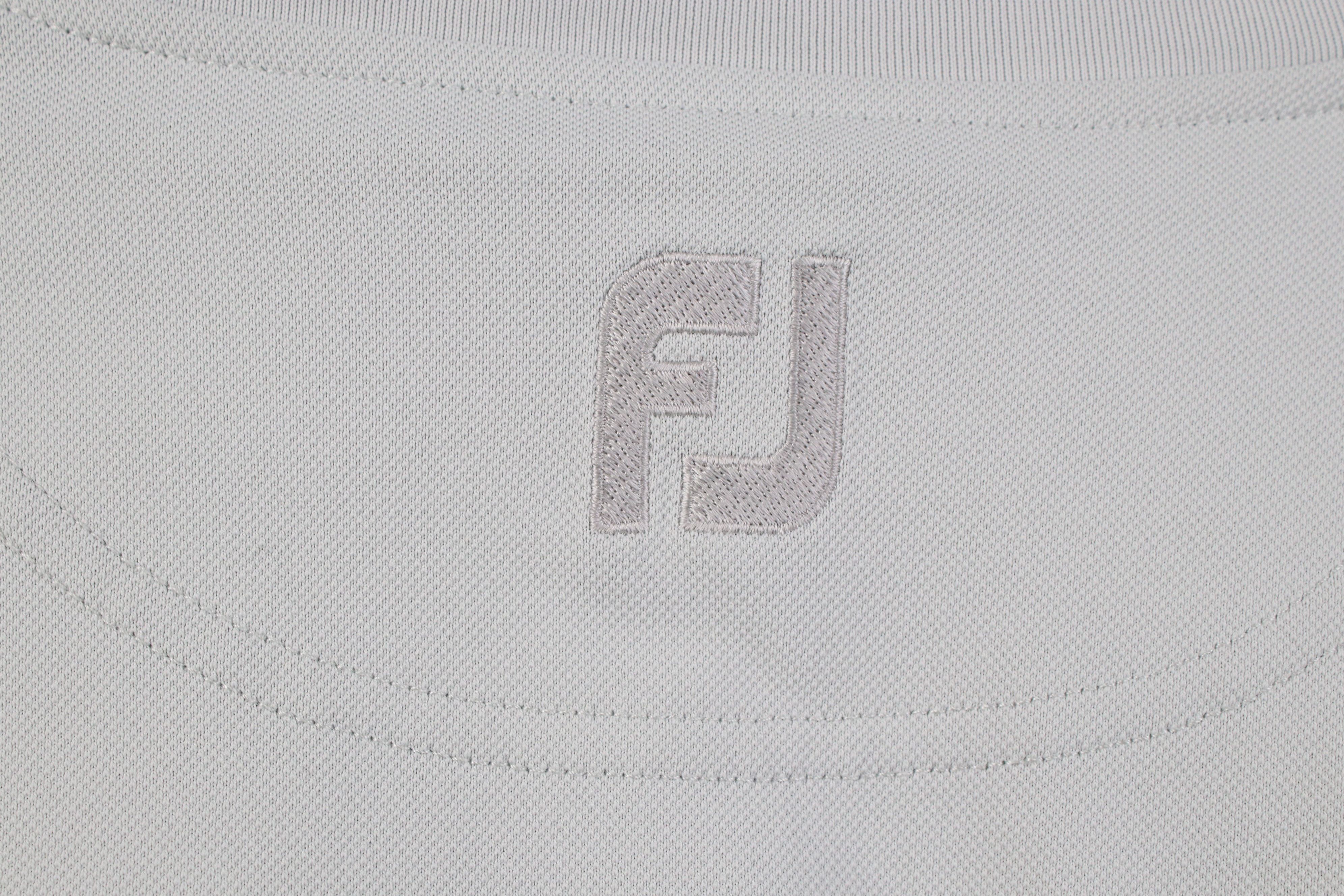 Footjoy FootJoy Golf Embroidered Mock Neck Short Sleeve T-Shirt Gray Size US L / EU 52-54 / 3 - 11 Thumbnail