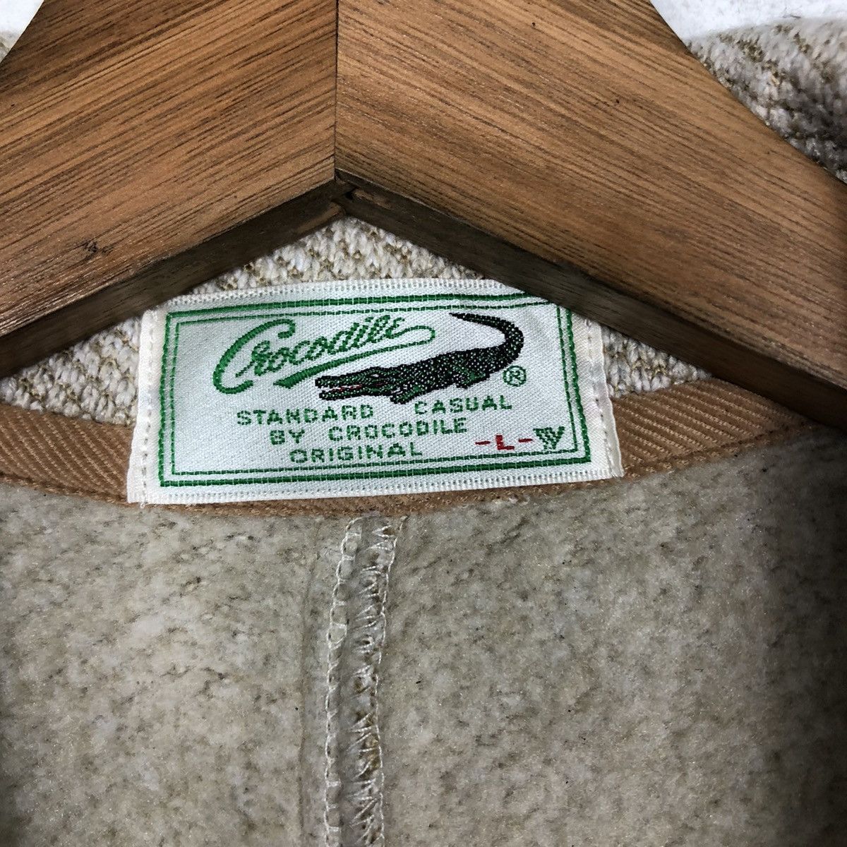 Japanese Brand 📌Vintage Wool Chore Jacket Button Crocodile Size US L / EU 52-54 / 3 - 19 Thumbnail