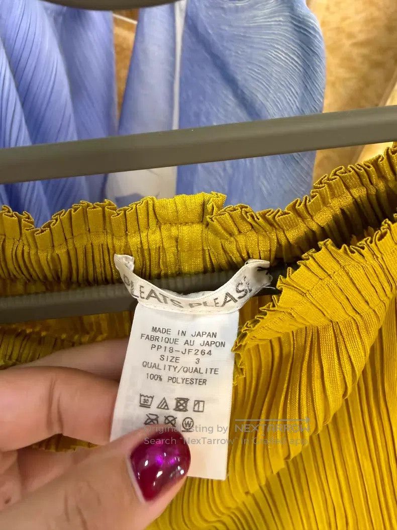 Issey Miyake Issey Miyake size:3 Ramie Straight Pants Size 22" - 3 Thumbnail
