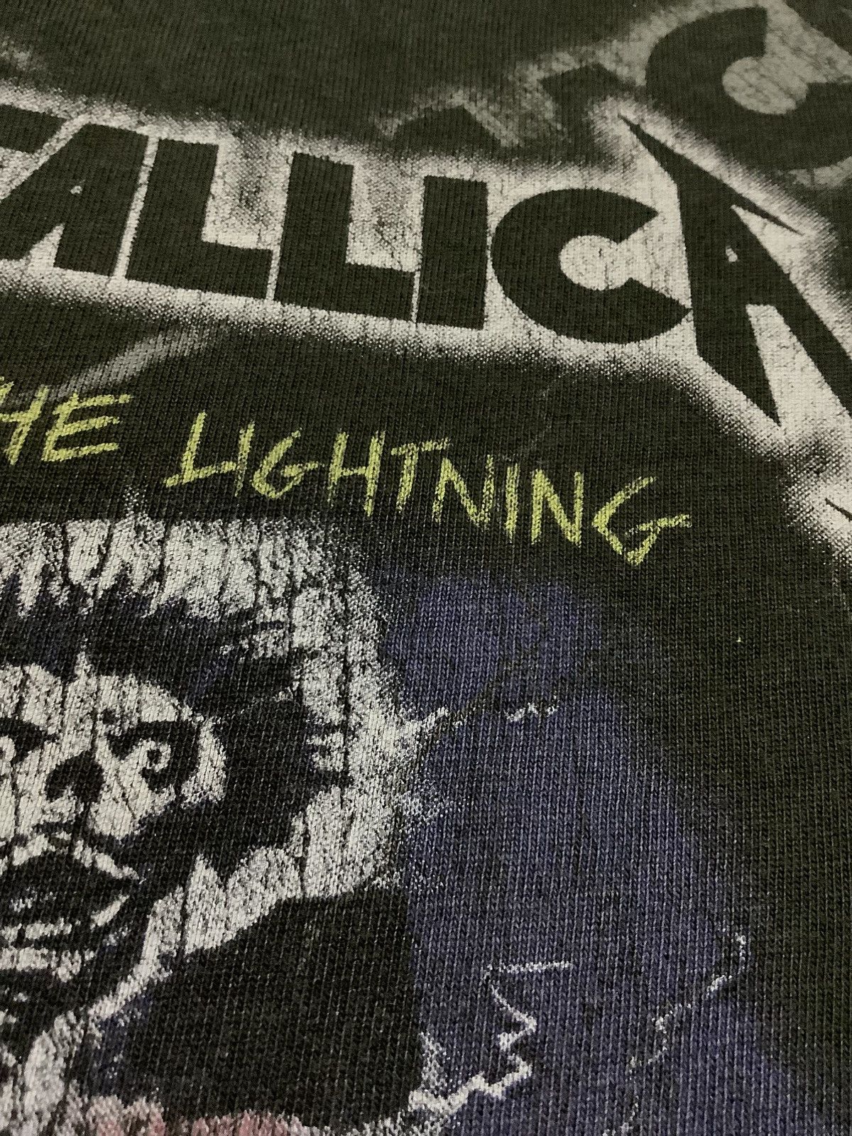 Band Tees × GU × Metallica Metallica Ride the Lightning 1984 Tour Tee Size S / US 4 / IT 40 - 16 Thumbnail