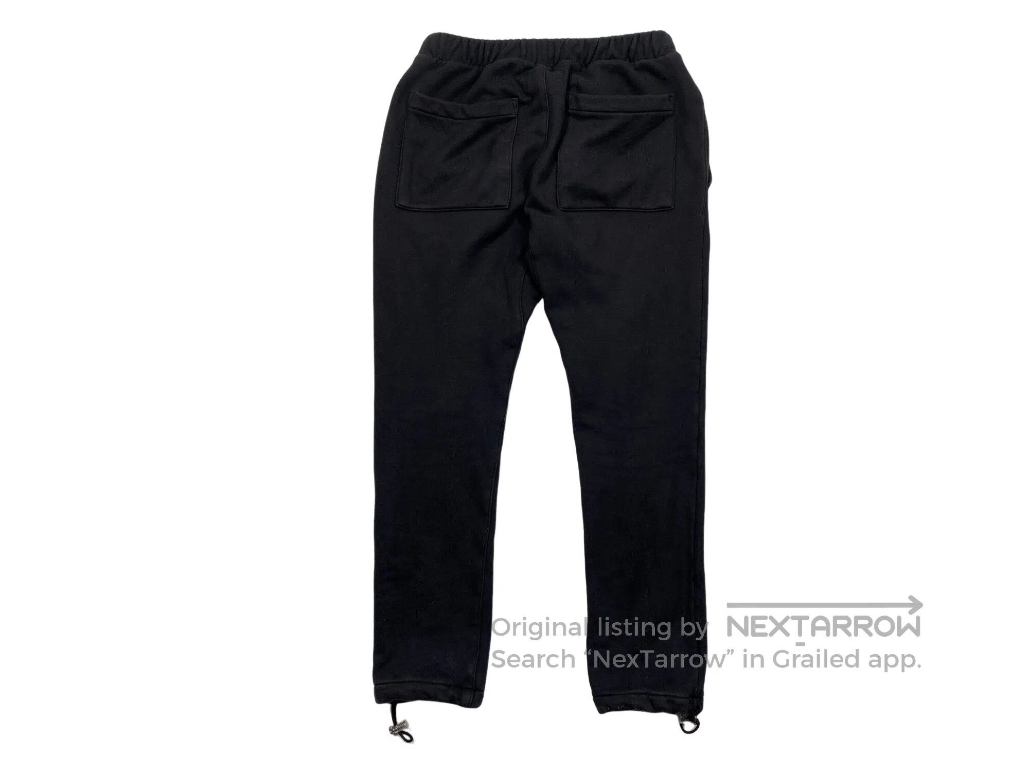 Fear of God FEAR OF GOD size S Main Line Ribbon Black Sweatpants Size US 27 - 2 Thumbnail