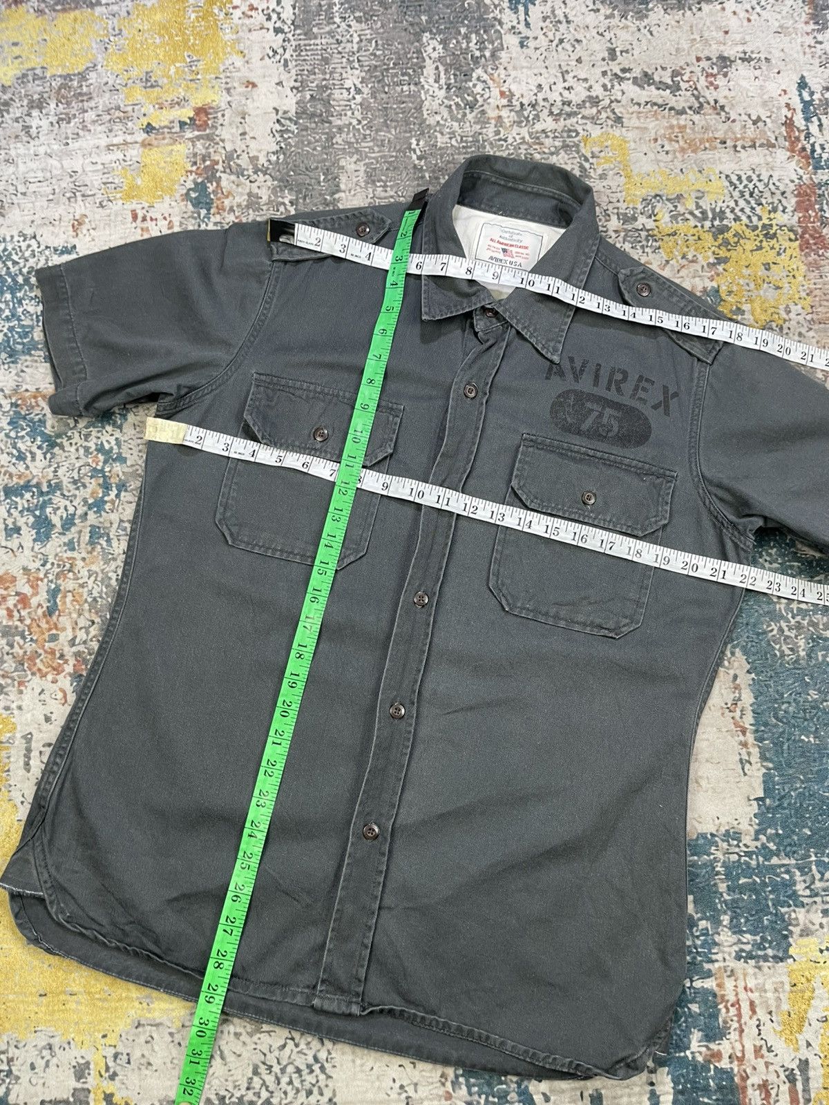 Avirex Vtg Avirex Military Button Down Work Shirt Size US M / EU 48-50 / 2 - 9 Thumbnail