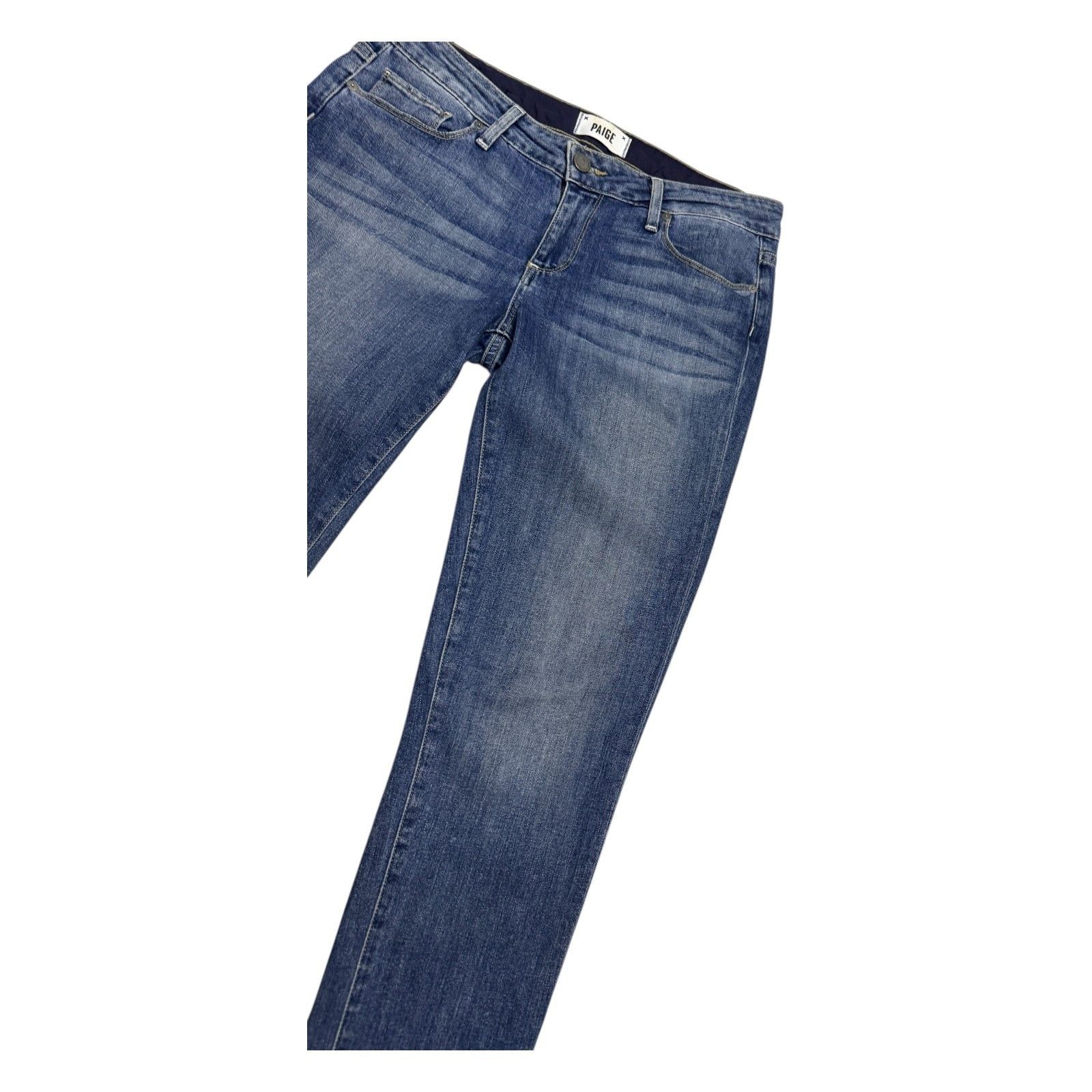 Paige PAIGE Low Rise JIMMY SKINNY Designer Denim Pants Jeans 30x32 Size 30" / US 8 / IT 44 - 3 Thumbnail