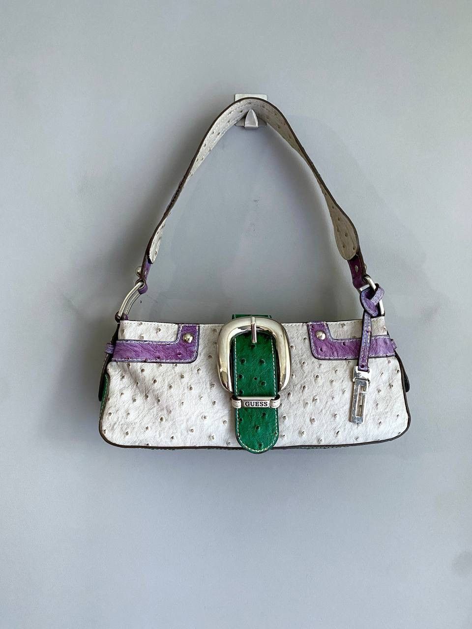 Vintage Purple Guess Handbag Pu Leather Guess Bag At ₹ 4500/piece