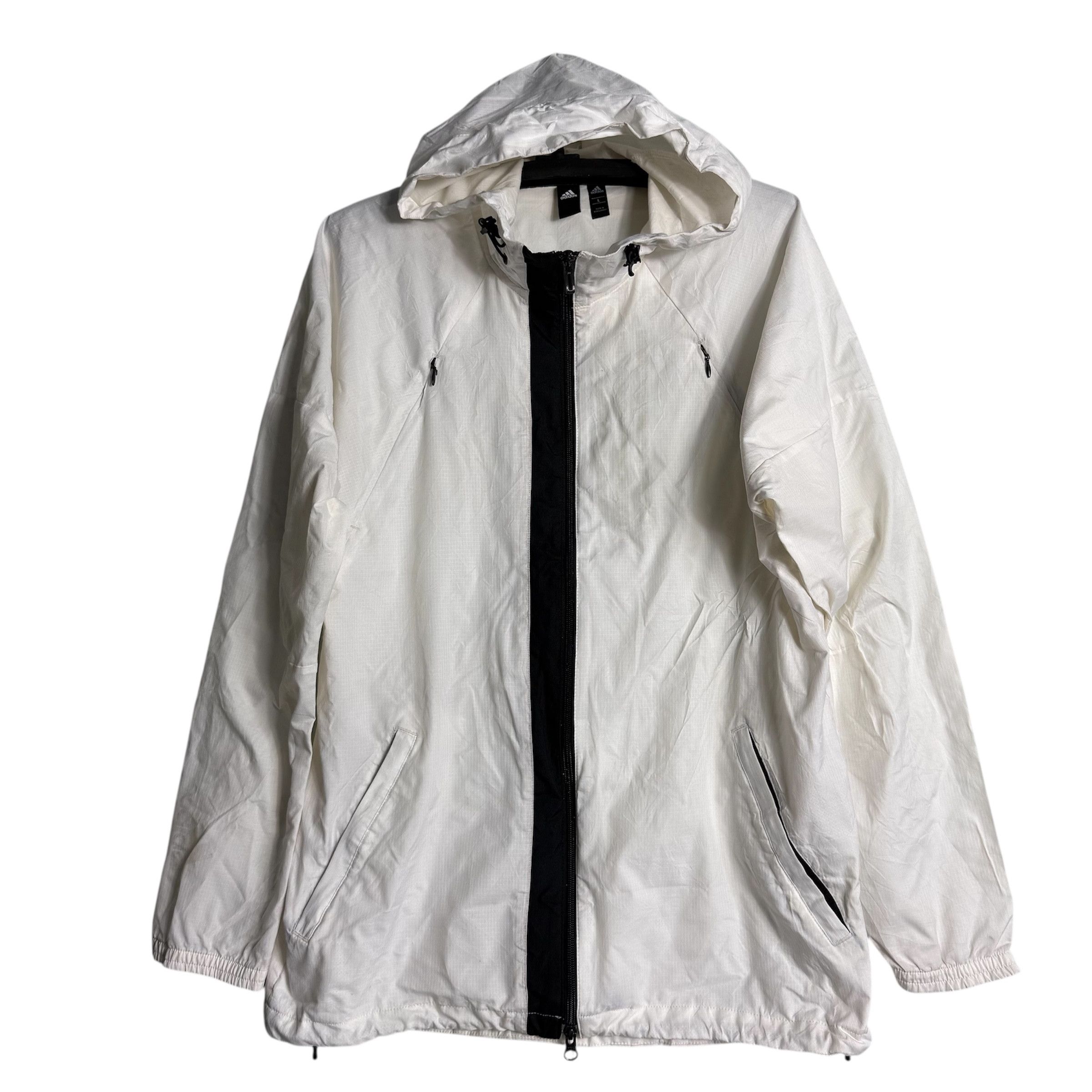 Adidas 🔥RARE🔥Vintage Adidas Hoodie Windbreaker Jacket Size US L / EU 52-54 / 3 - 1 Thumbnail