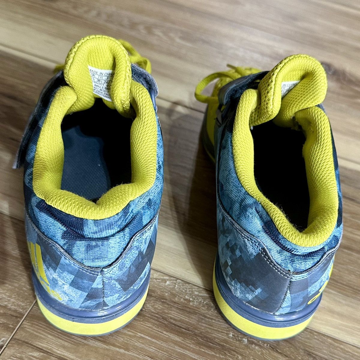 Adidas Adidas Powerlift 3 Weightlifting Shoes, Yellow/Blue, Men’s 6 Size US 6 / EU 39 - 4 Thumbnail