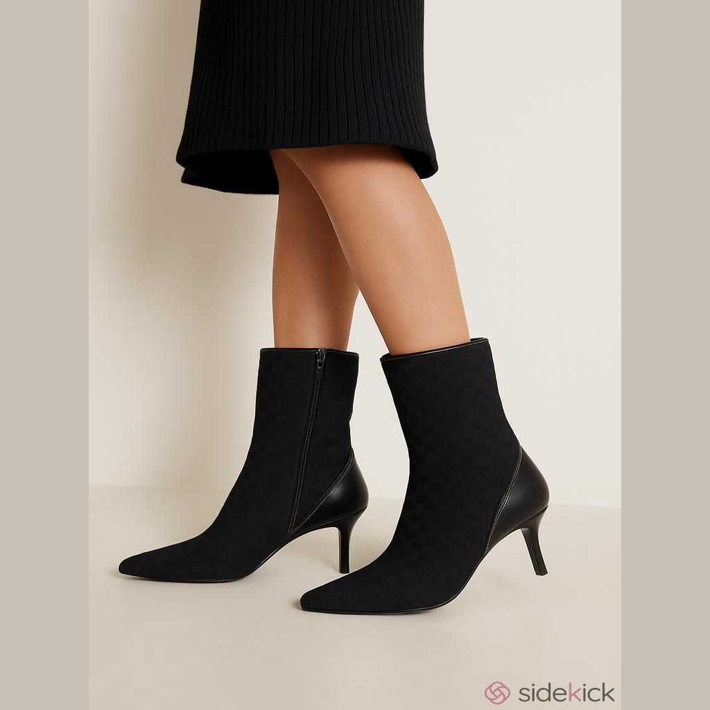 Coach Black Boots Size