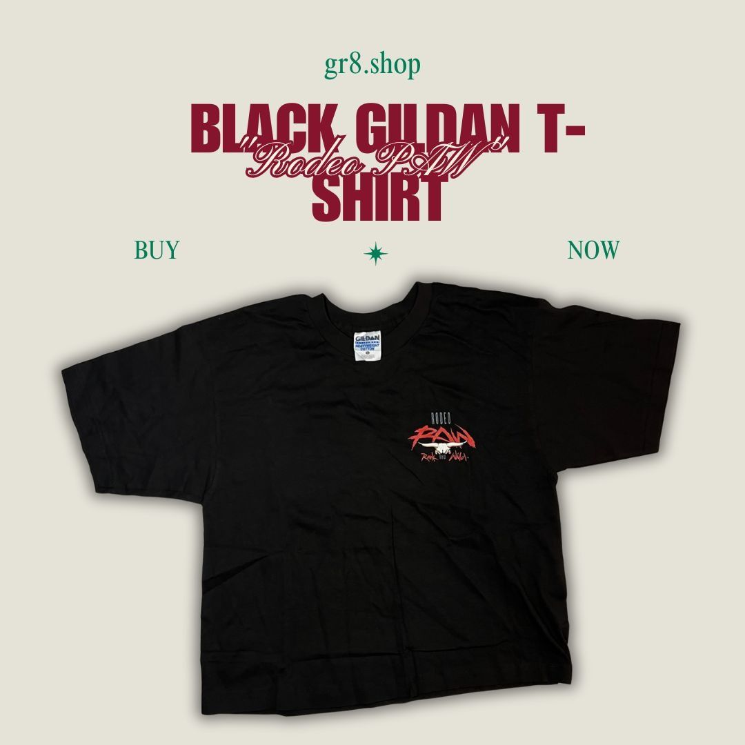 Gildan Black Gildan Rodeo Raw "Im The Cowgirl" Graphic T-Shirt Size Size US L / EU 52-54 / 3 - 1 Thumbnail