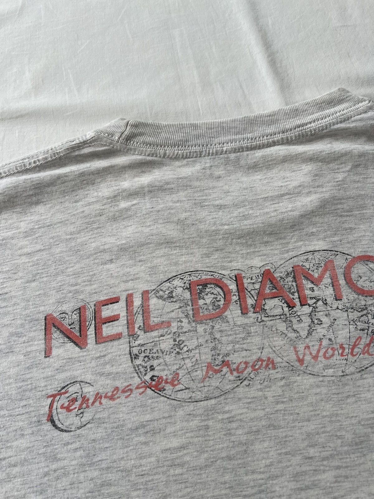 Band Tees Vintage 1996 Neil Diamond Tennessee Moon Tour T-shirt Size US XL / EU 56 / 4 - 14 Thumbnail