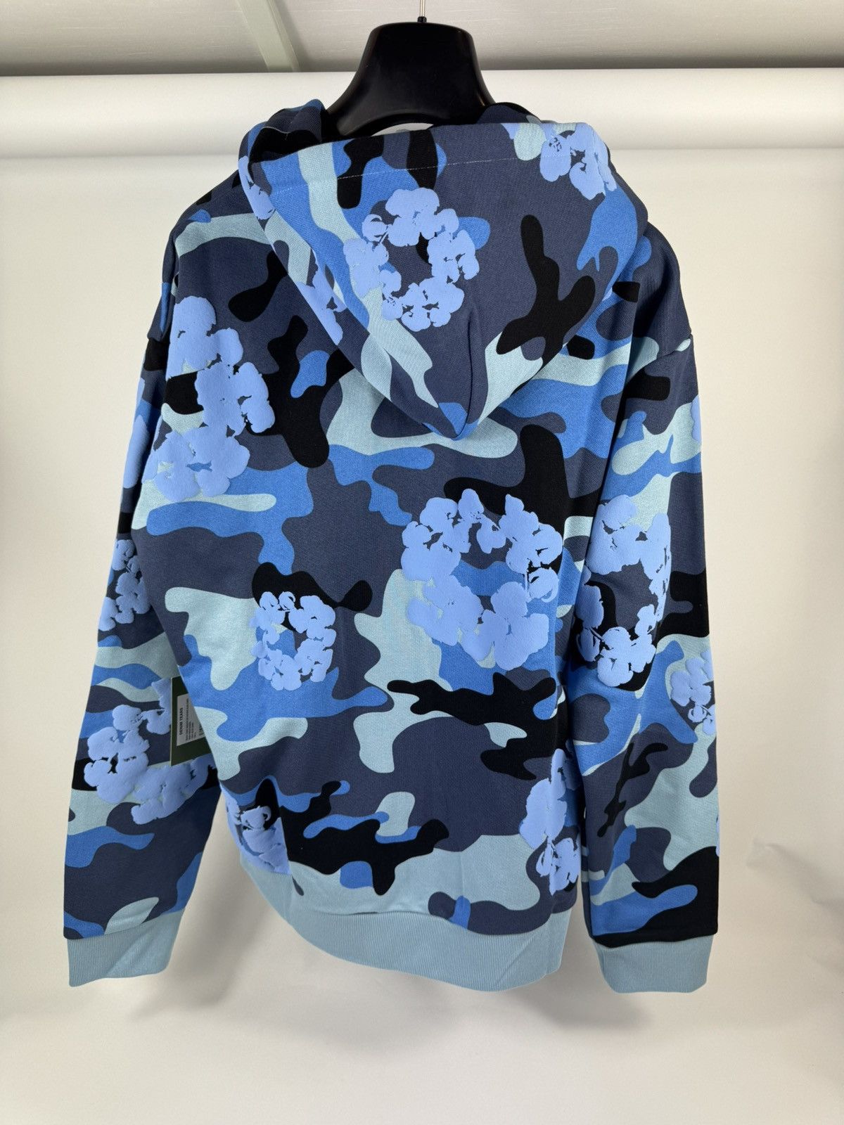 DENIM TEARS Blue Camouflage Zip Hoodie | Grailed