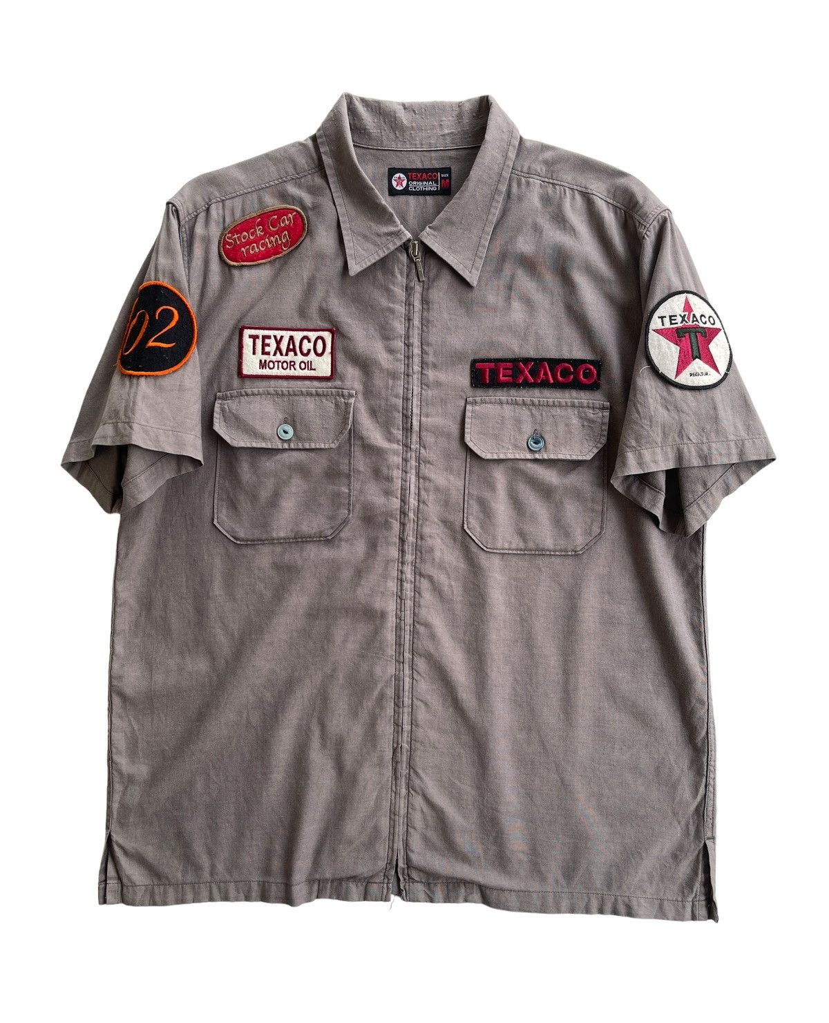 Vintage Vintage Texaco Zipper Workshirt Size US M / EU 48-50 / 2 - 1 Thumbnail