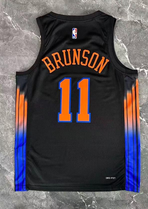 26 New York Knicks #11 Jalen Brunson Jersey