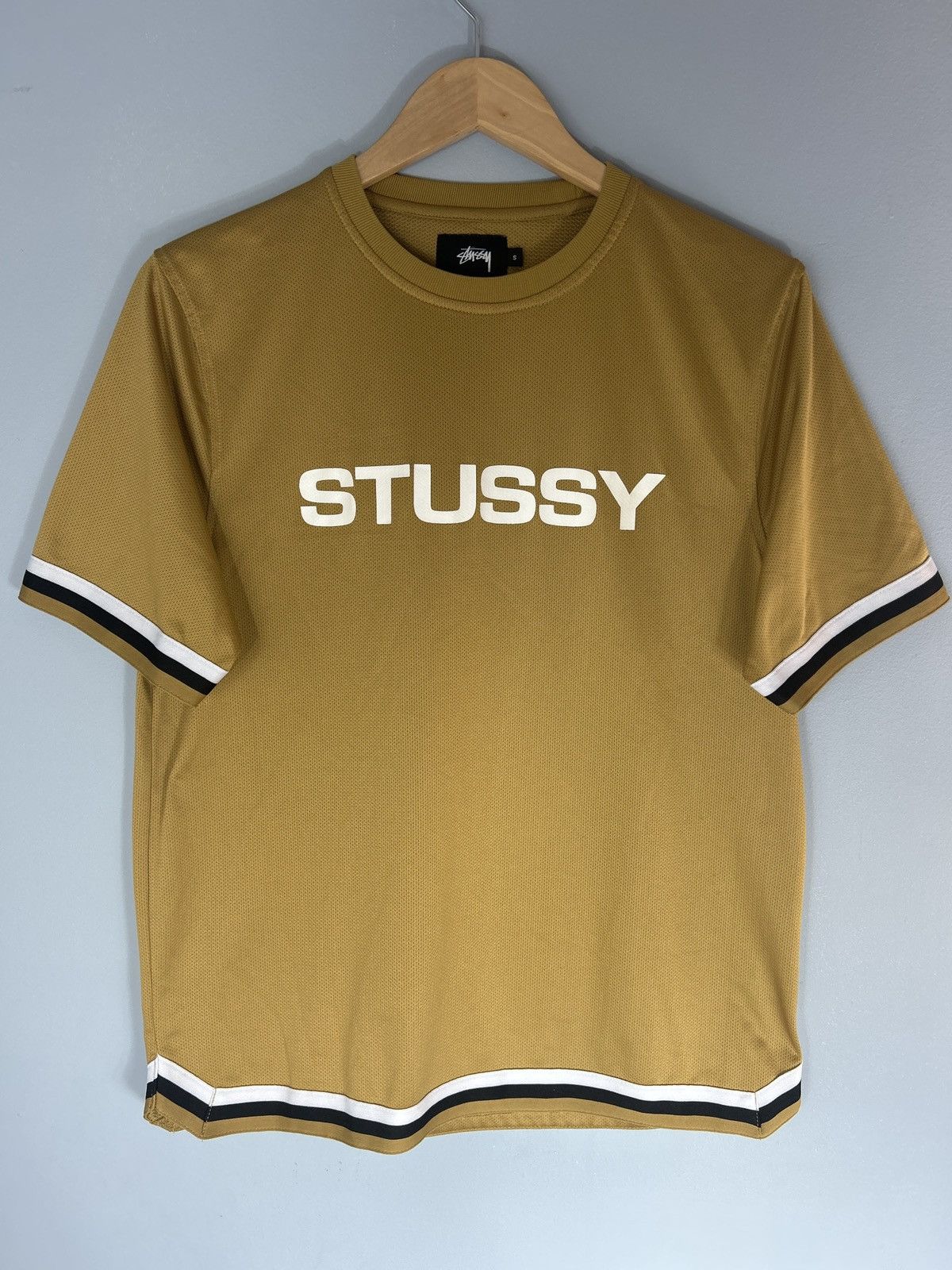 Stussy Stussy Varsity Jersey Spell Out Tee Size US S / EU 44-46 / 1 - 1 Thumbnail