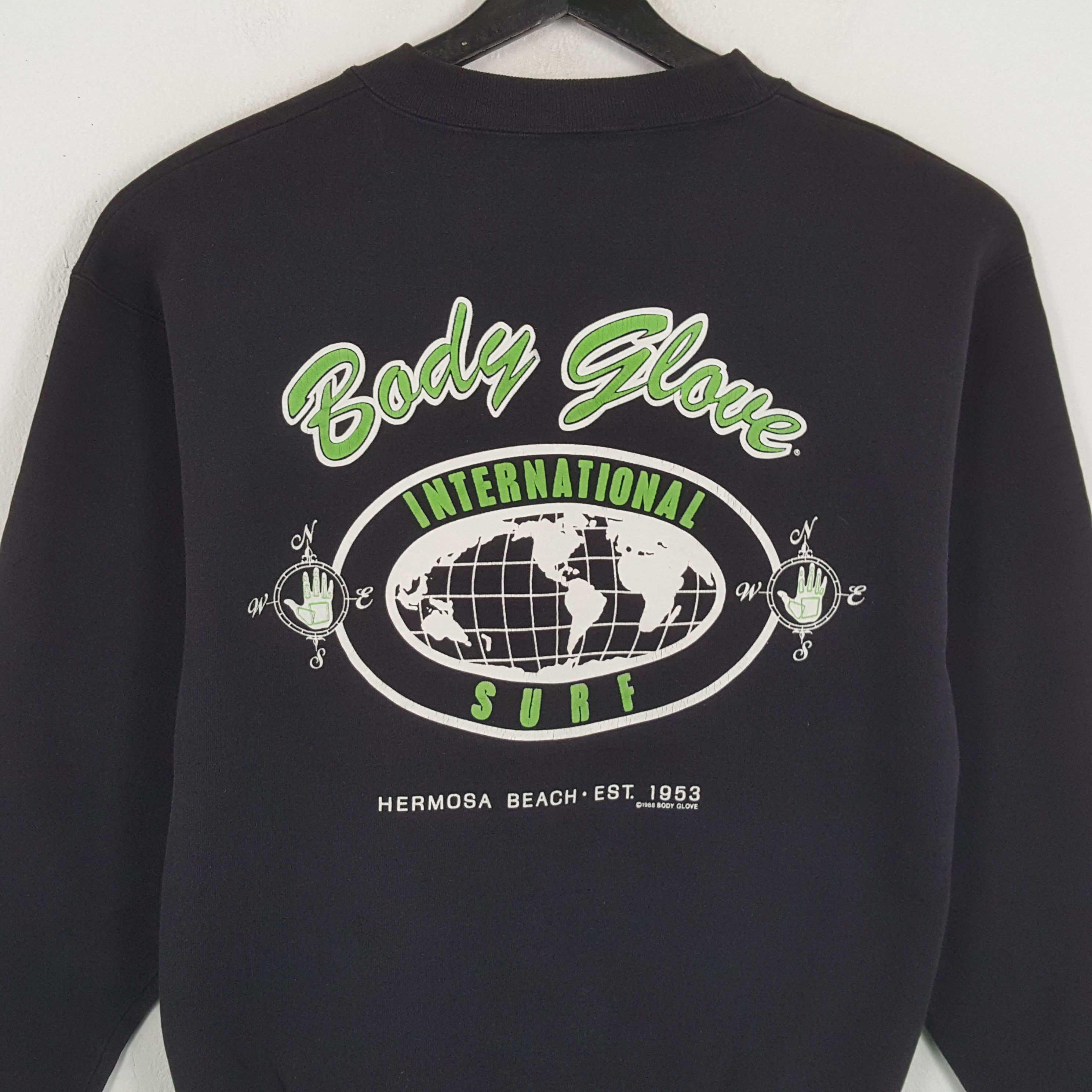 Body Glove × Vintage BODY GLOVES Streetwear Style Vintage Sweatshirt Size US M / EU 48-50 / 2 - 2 Thumbnail