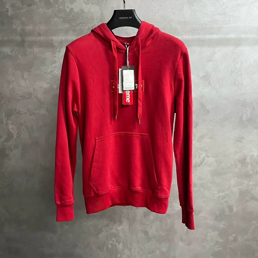 Supreme supreme red logo pullover hoodie Size US M / EU 48-50 / 2 - 1 Thumbnail