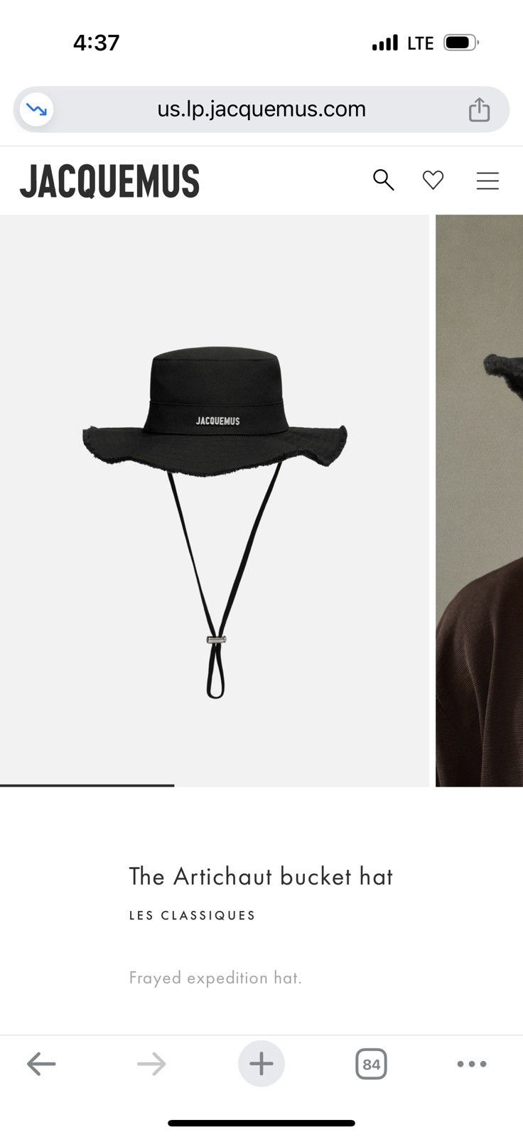 Jacquemus The Artichaut bucket hat Size ONE SIZE - 4 Thumbnail