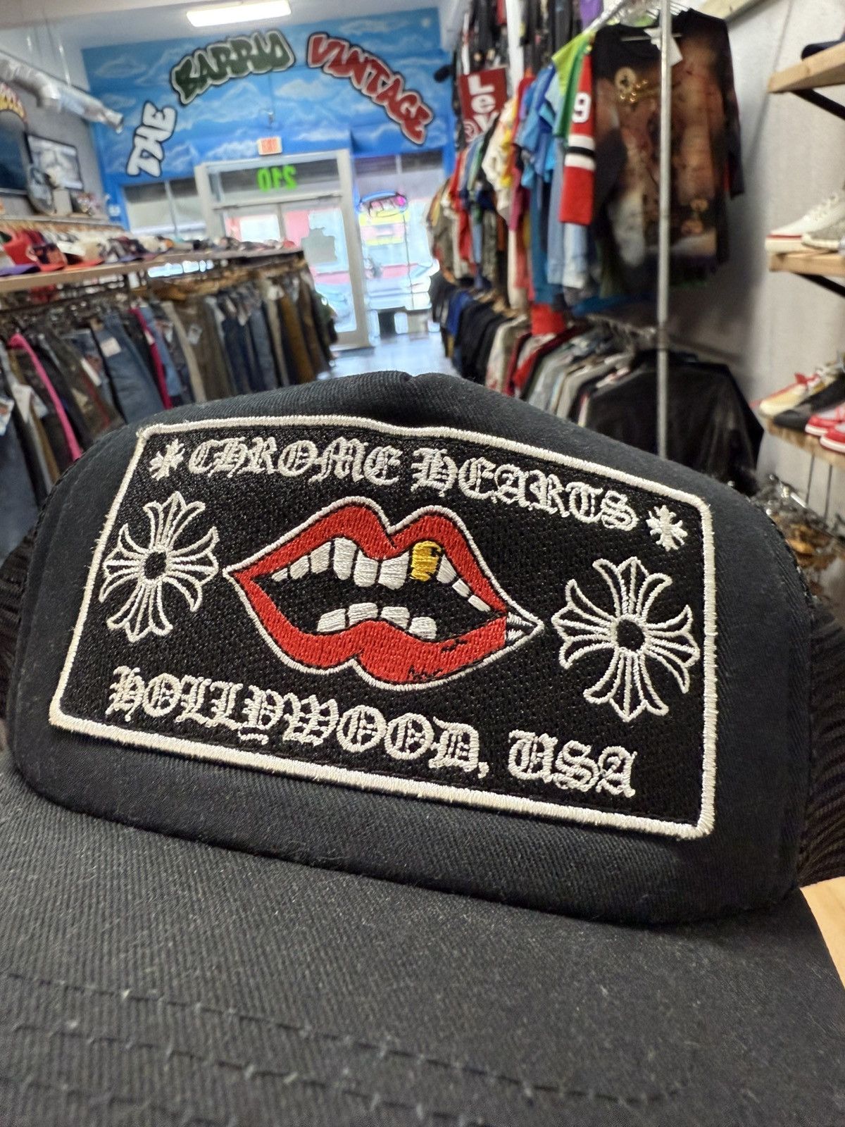 Chrome Hearts Chrome hearts chomper Hollywood trucker hat snapback Size ONE SIZE - 2 Thumbnail