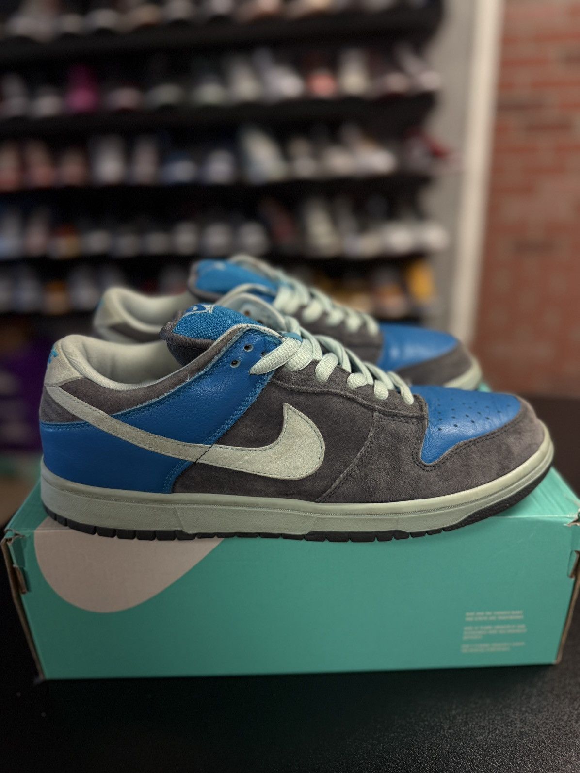 Nike Nike Dunk Low Pro Sb Aqua Chalk 2006 Men’s Size 11 Blue Grey Size US 11 / EU 44 - 1 Thumbnail