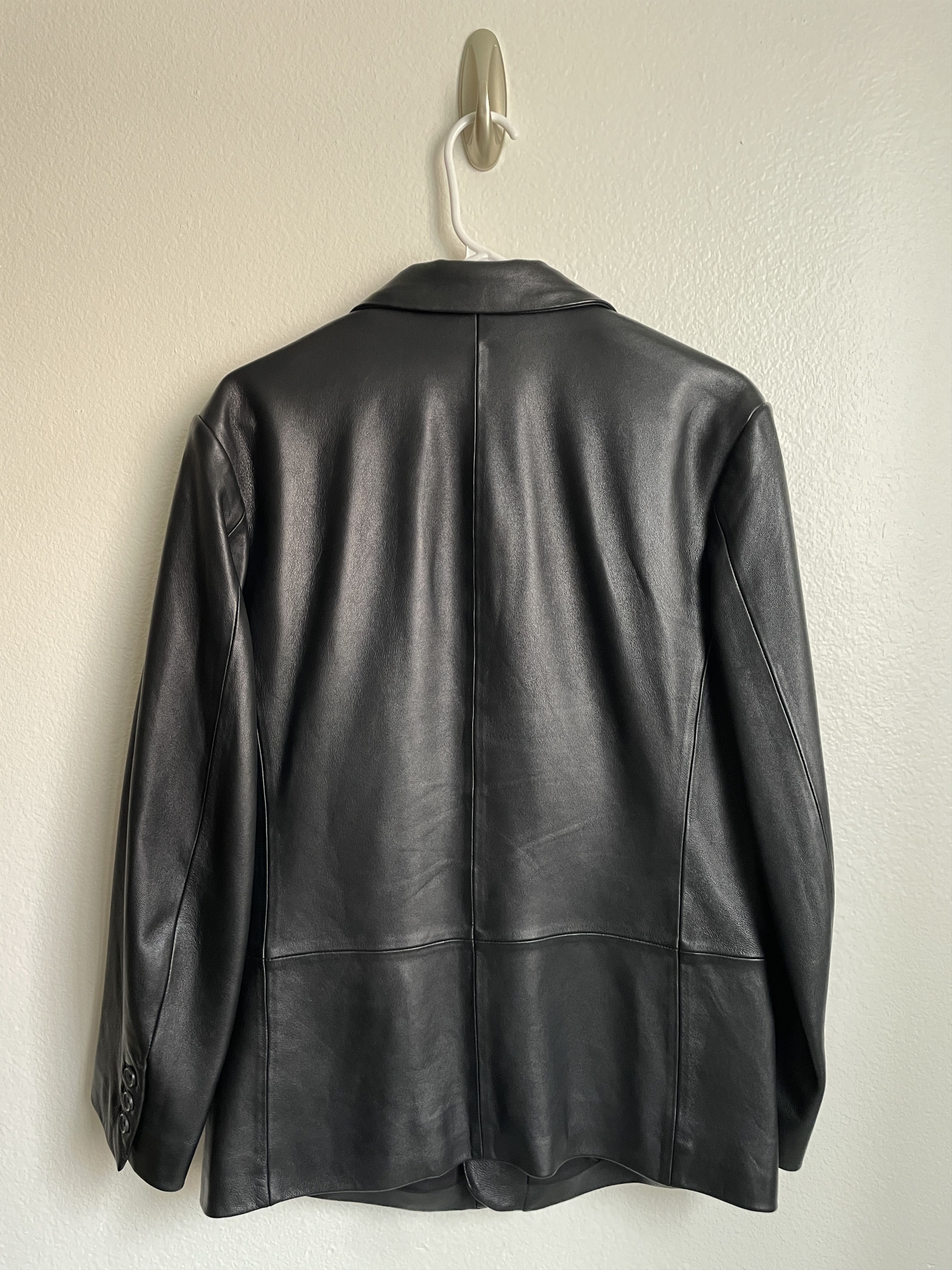 Supreme Supreme Leather Blazer (SS19) Size US S / EU 44-46 / 1 - 3 Thumbnail