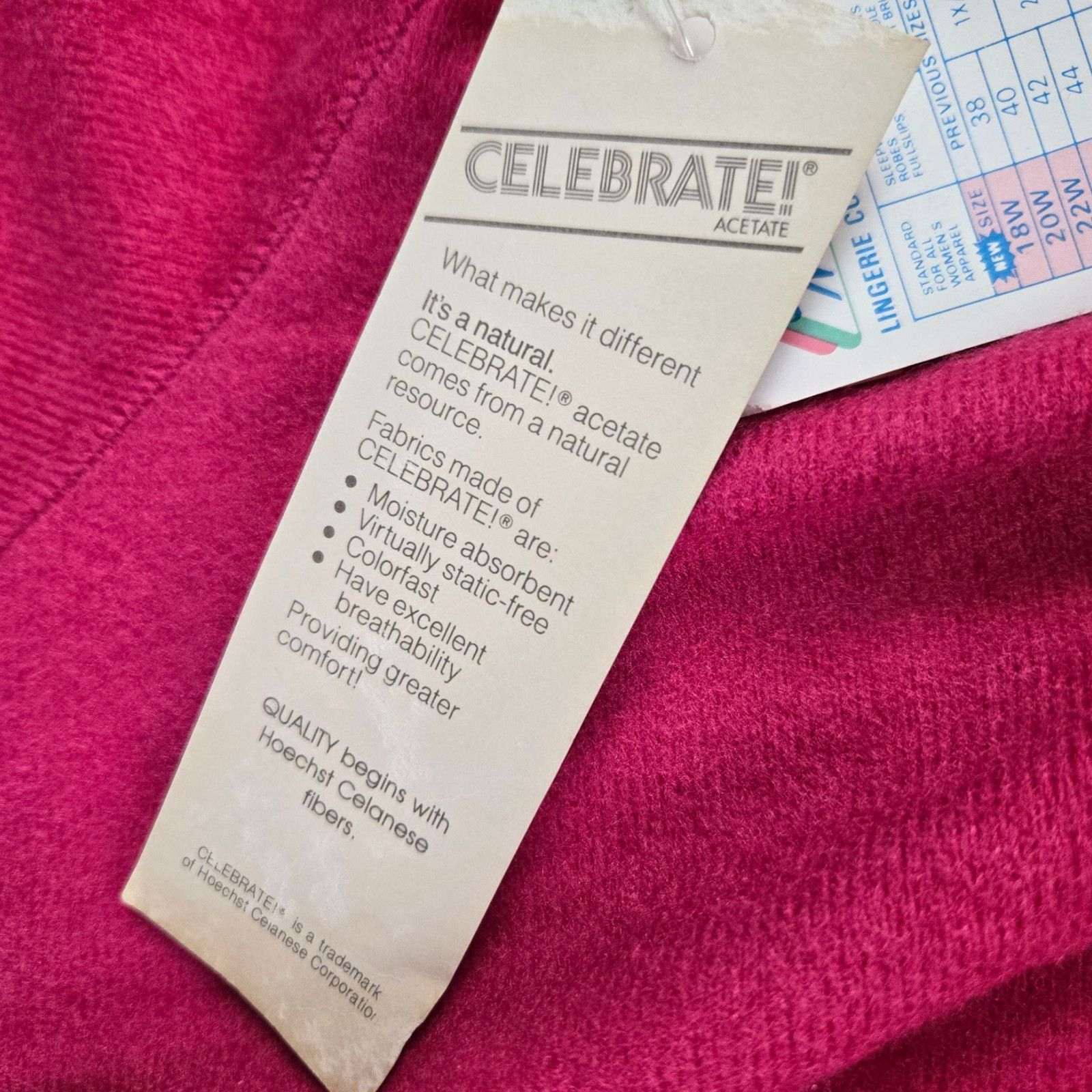 Vintage Vintage Pink Housecoat Robe 80s Plus Size 20W Size ONE SIZE - 8 Thumbnail