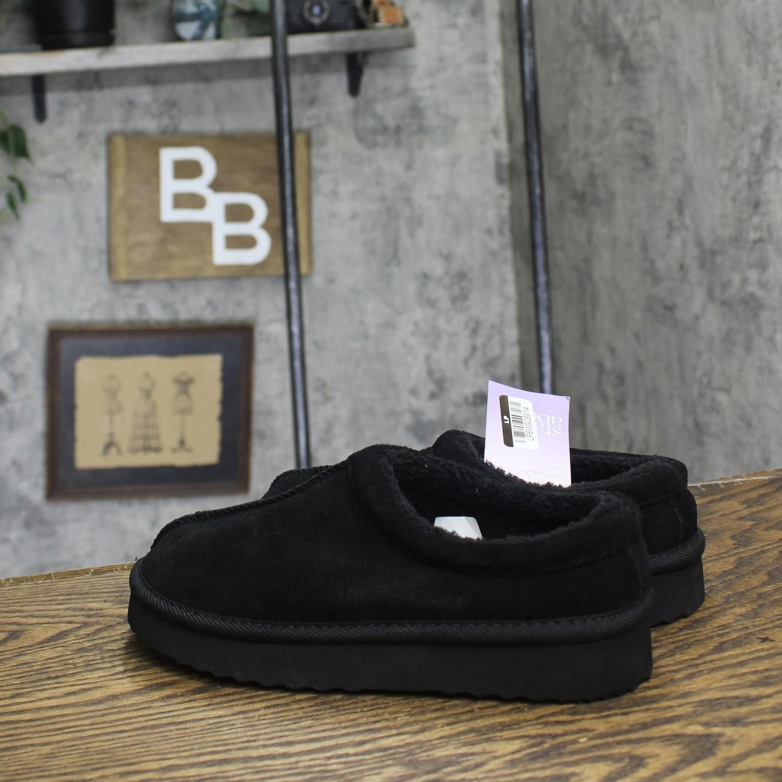 Other Nwt Stars Above Amira Suede Clog Slippers 88498483 Black 5m Size US 5 / IT 35 - 2 Thumbnail
