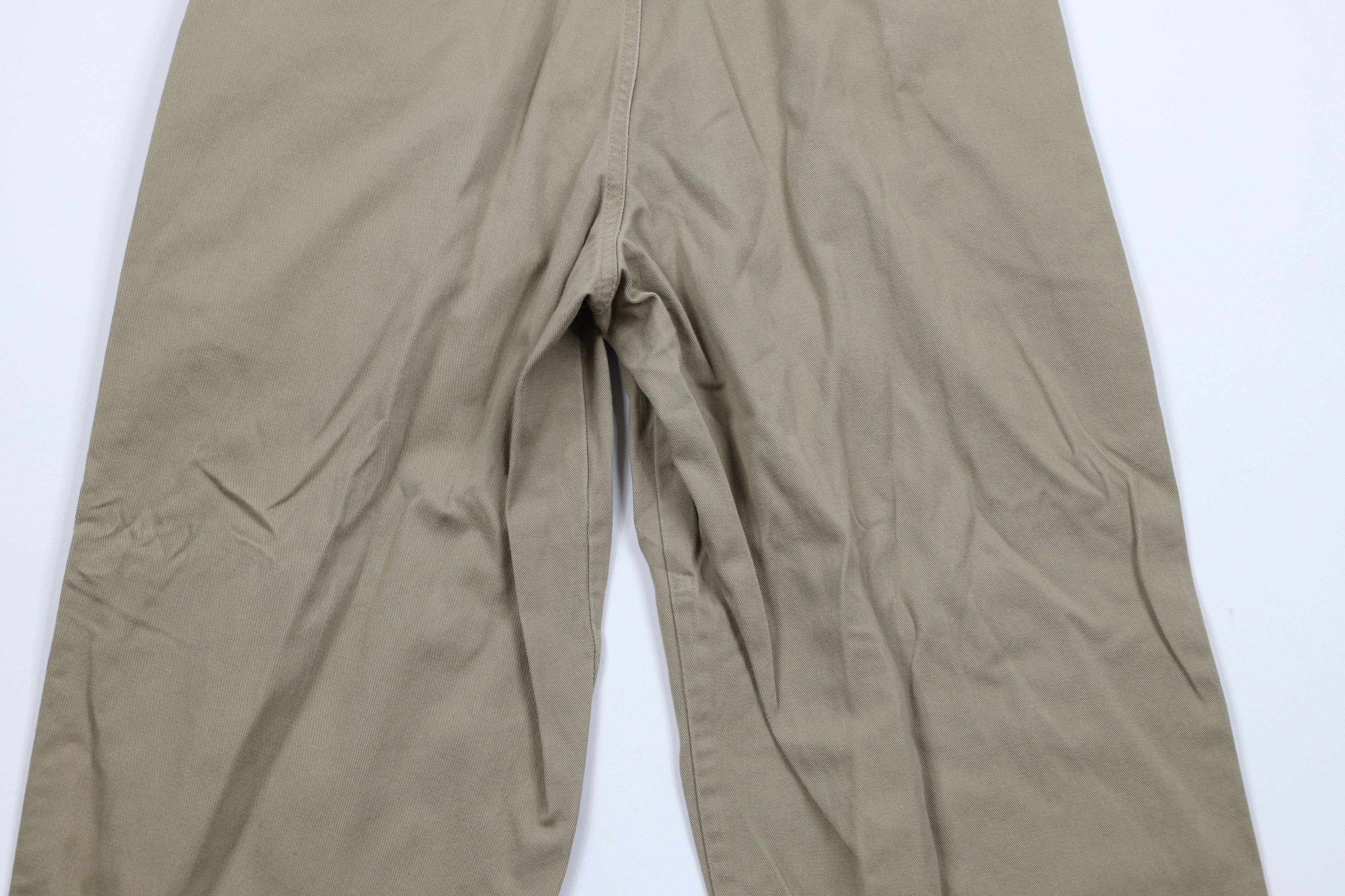 Vintage Vintage 90s Streetwear Pleated Tapered Leg Chino Pants Beige Size US 30 / EU 46 - 13 Thumbnail