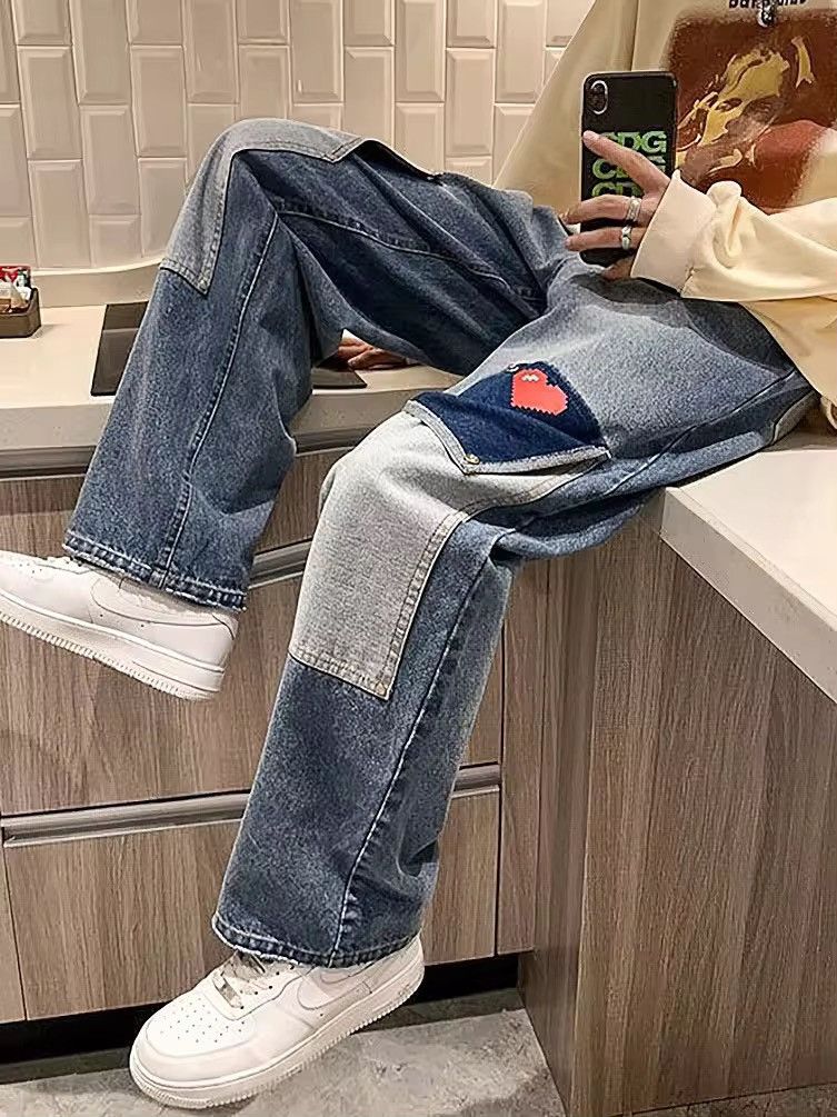Japanese Brand × Vintage Cargo Jeans Men Big Pocket Loose Size US 32 / EU 48 - 3 Thumbnail