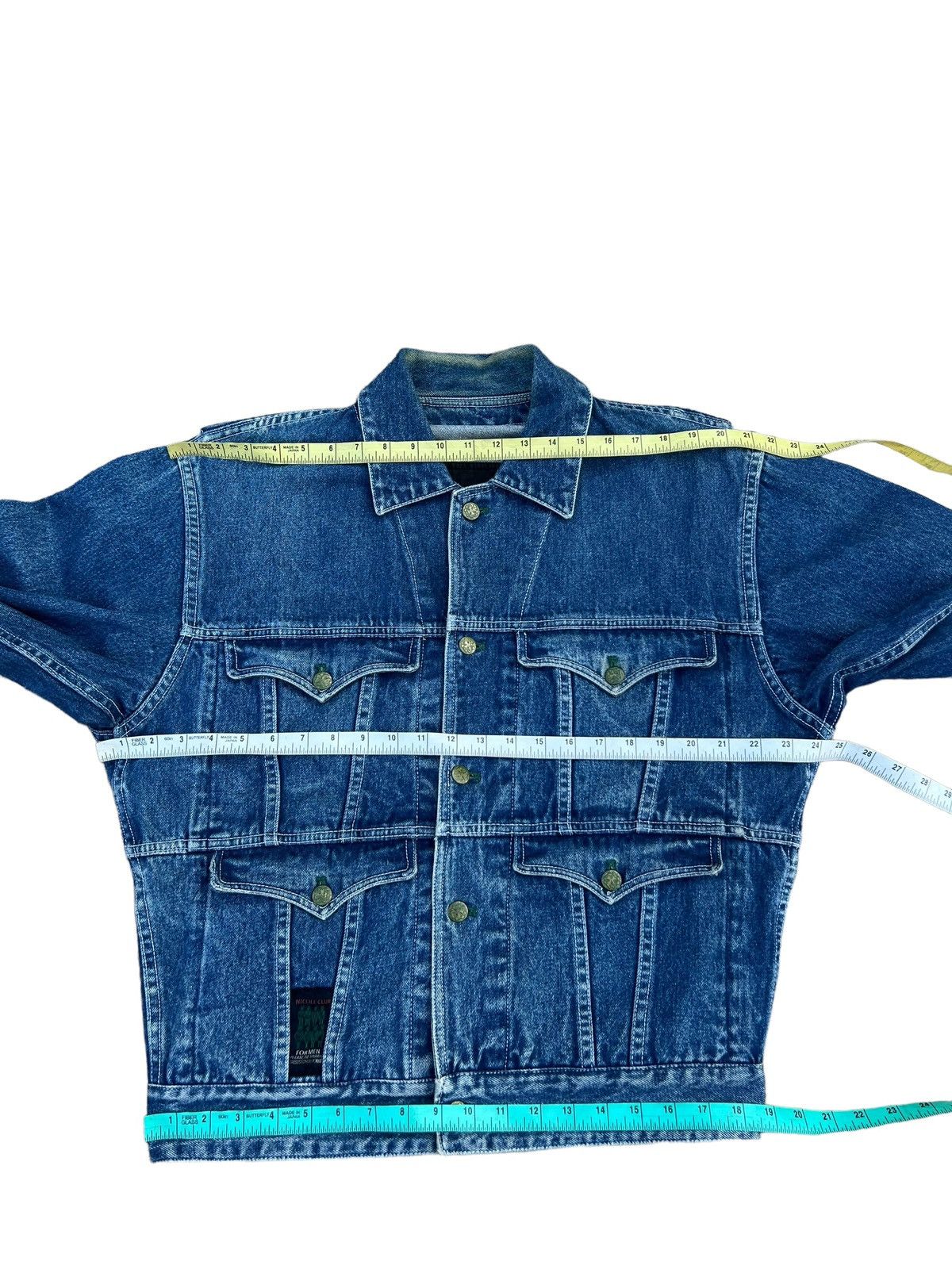 Nicole Club RARE !! Vintage 90s Nicole Club Japan Tactical Denim Jacket Size US L / EU 52-54 / 3 - 3 Thumbnail