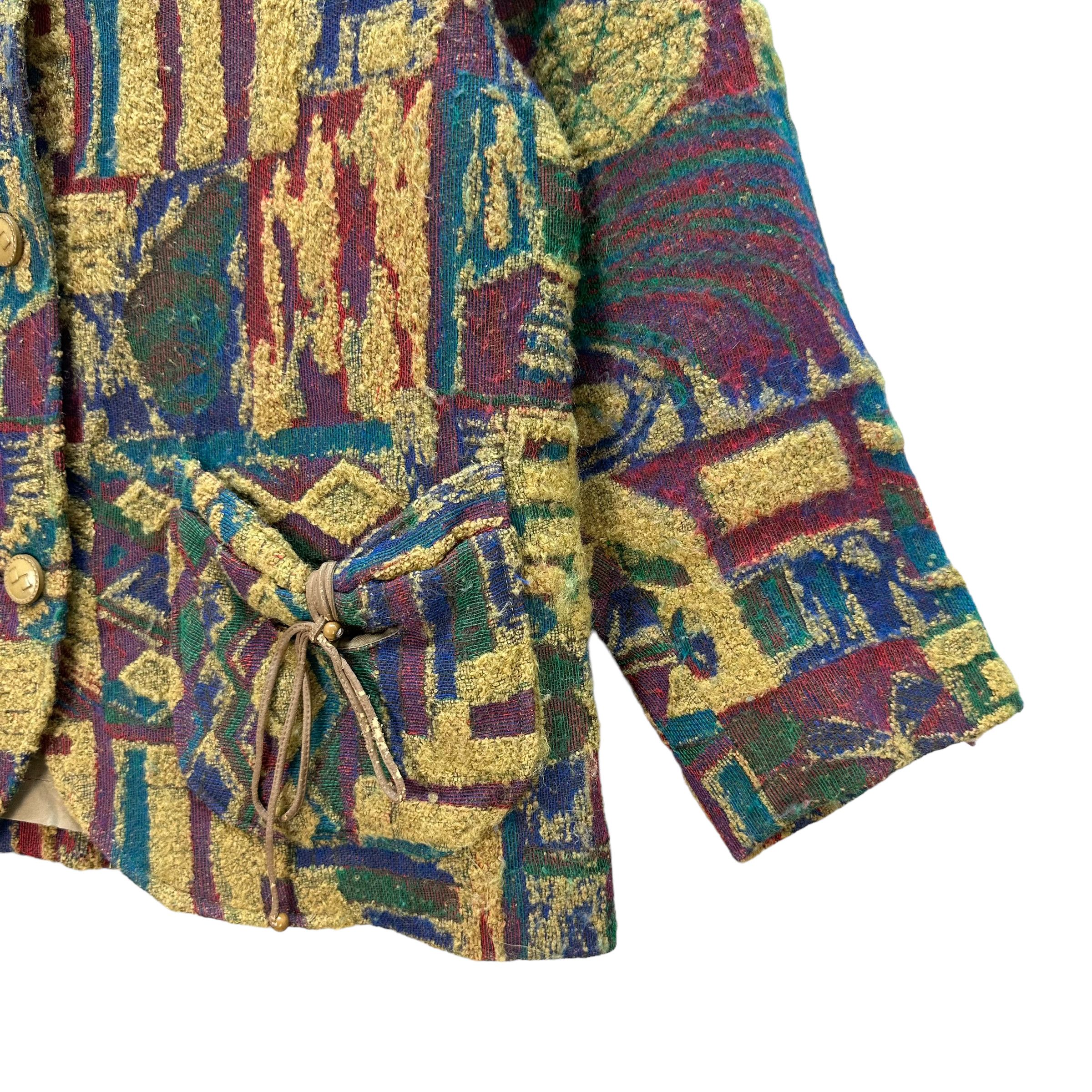 Japanese Brand CHIANTI CLASSICO MULTICOLOR JACKET #8619-017 Size M / US 6-8 / IT 42-44 - 5 Thumbnail