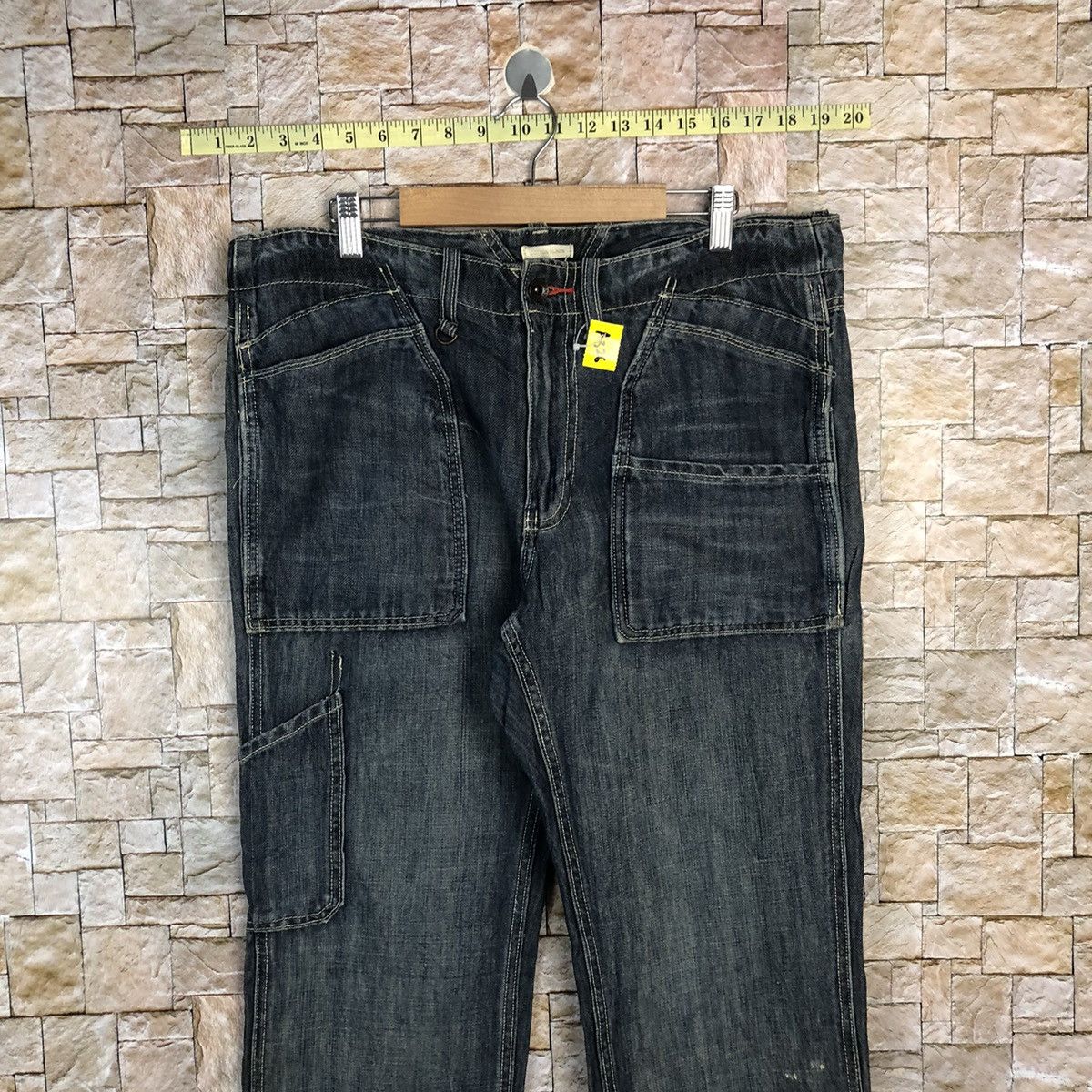 Gap Gap vintage faded denim Blue Jeans #A326 Size US 35 - 2 Thumbnail