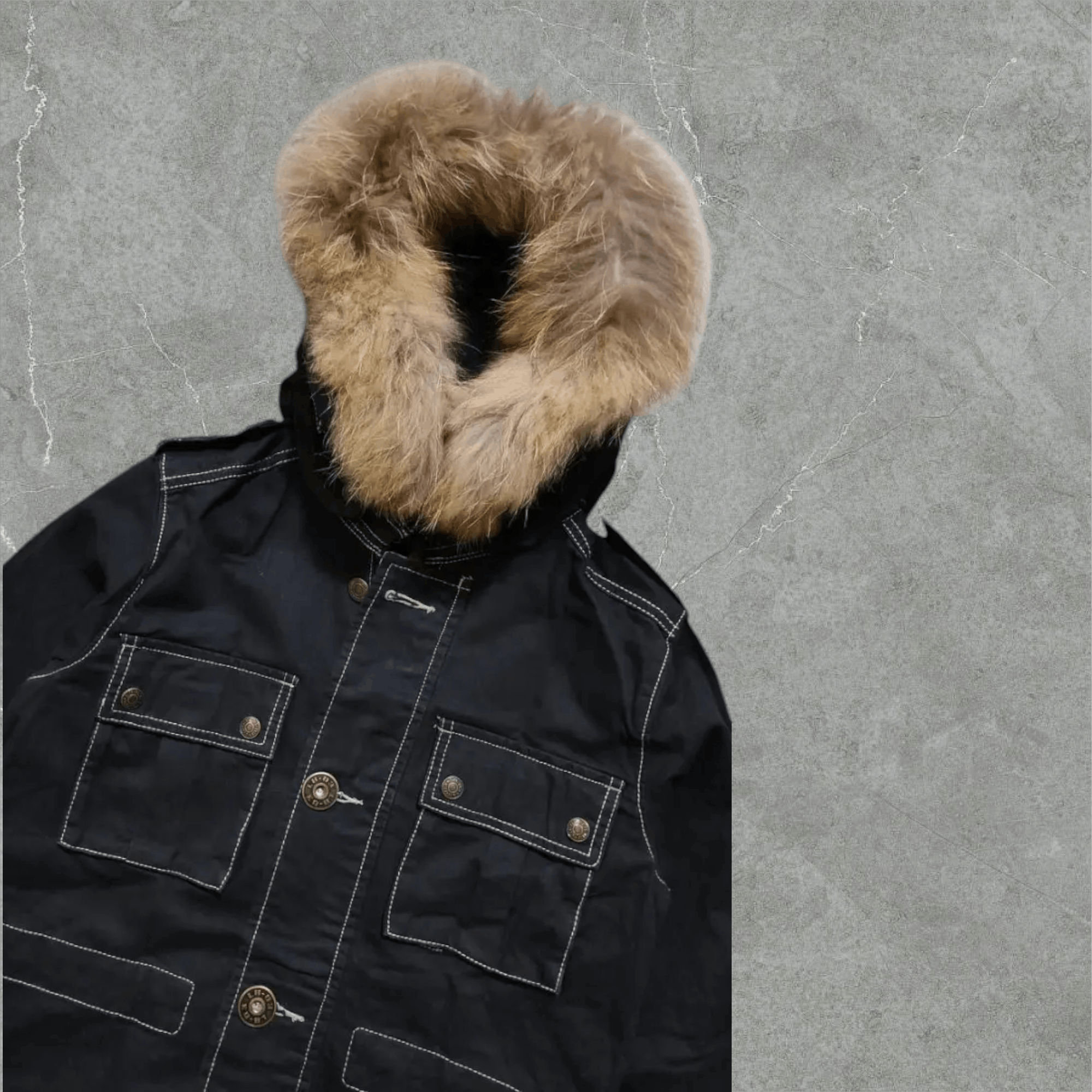 Japanese Brand Japanese LB-03 FUR JACKET ifsixwasnine lgb style Size US M / EU 48-50 / 2 - 2 Thumbnail