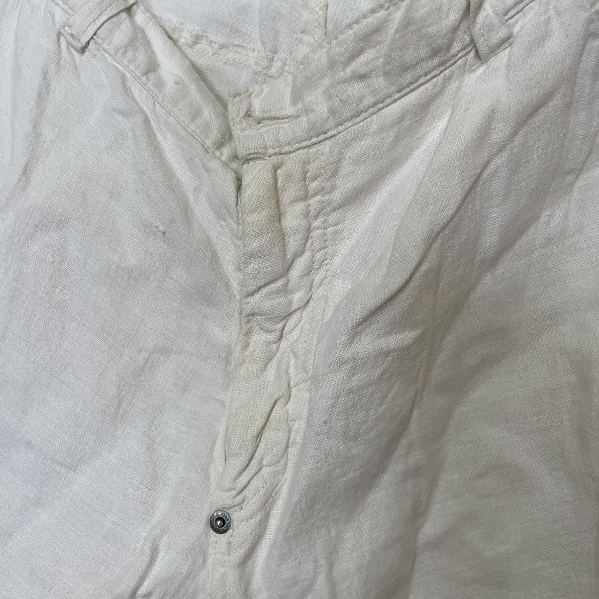 Dolce & Gabbana × Vintage Archive Dolce Gabbana 90s Linen Pants die joggers jeans Size US 34 / EU 50 - 6 Thumbnail