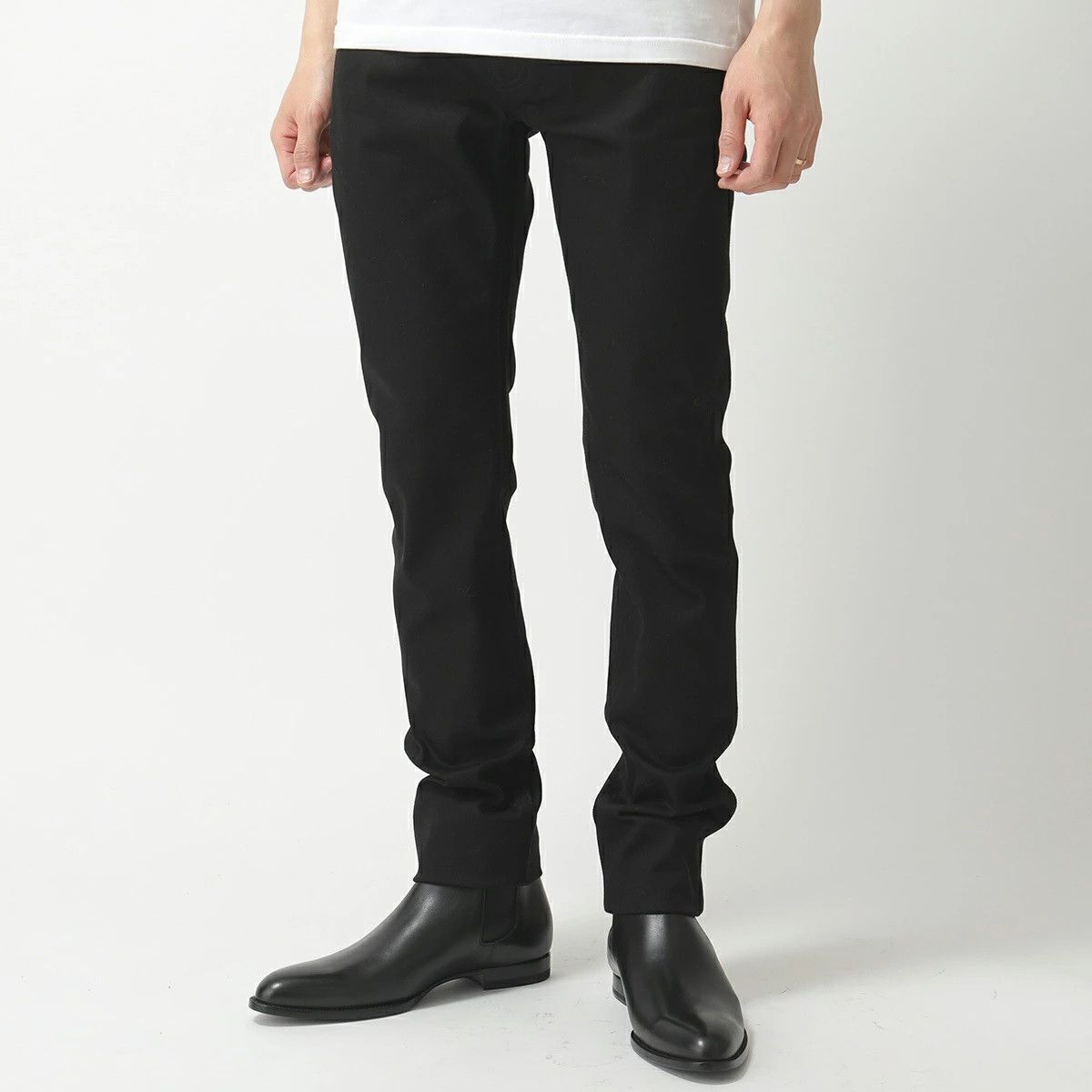 image of Celine - Hedi Slimane - S/s 20 - Low Rise Skinny Denim Jean in Black, Men's (Size 30)