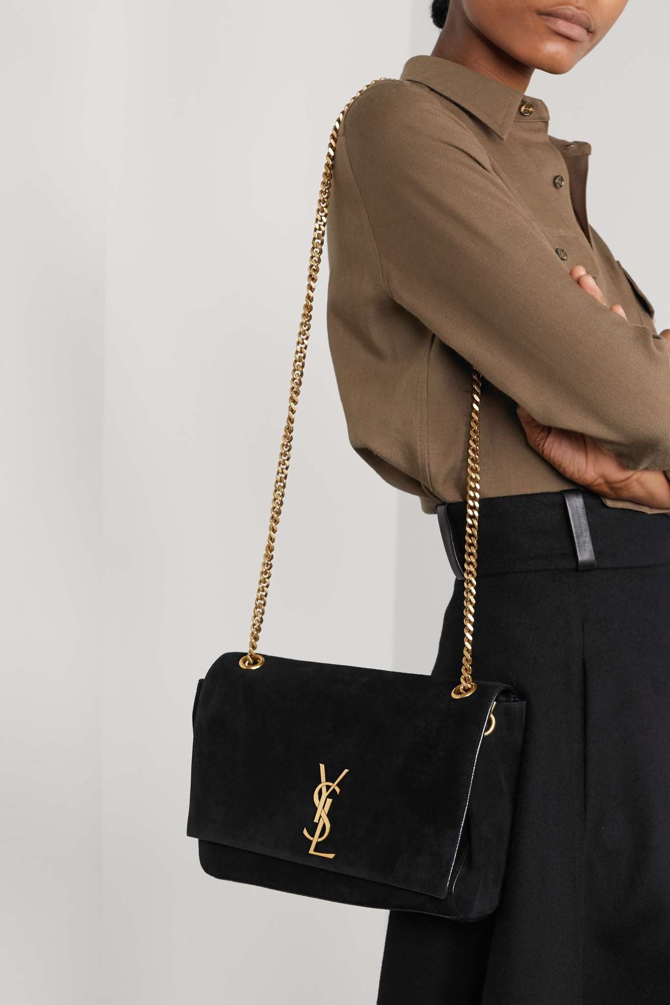 Saint Laurent Paris o1s1wg110925 Size: OS / Reversible Kate to Leather Bag Black Size ONE SIZE - 2 Thumbnail