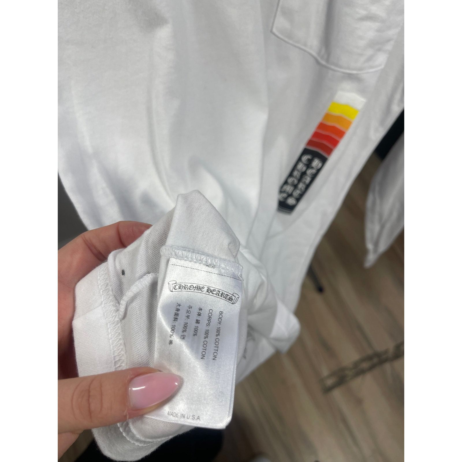 Chrome Hearts Chrome Hearts Boost Long Sleeve Shirt White - Small Size US S / EU 44-46 / 1 - 8 Thumbnail