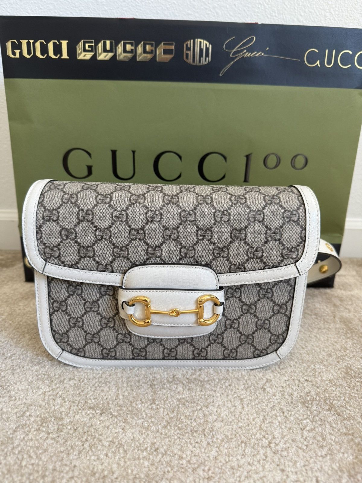Gucci Gucci Horsebit 1955 Shoulder Bag Size ONE SIZE - 1 Thumbnail