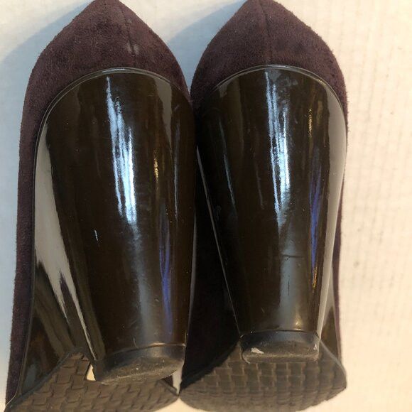 Cole Haan Cole haan women's brown leather suede wedges size: 7 1/2B Size US 7.5 / IT 37.5 - 8 Thumbnail
