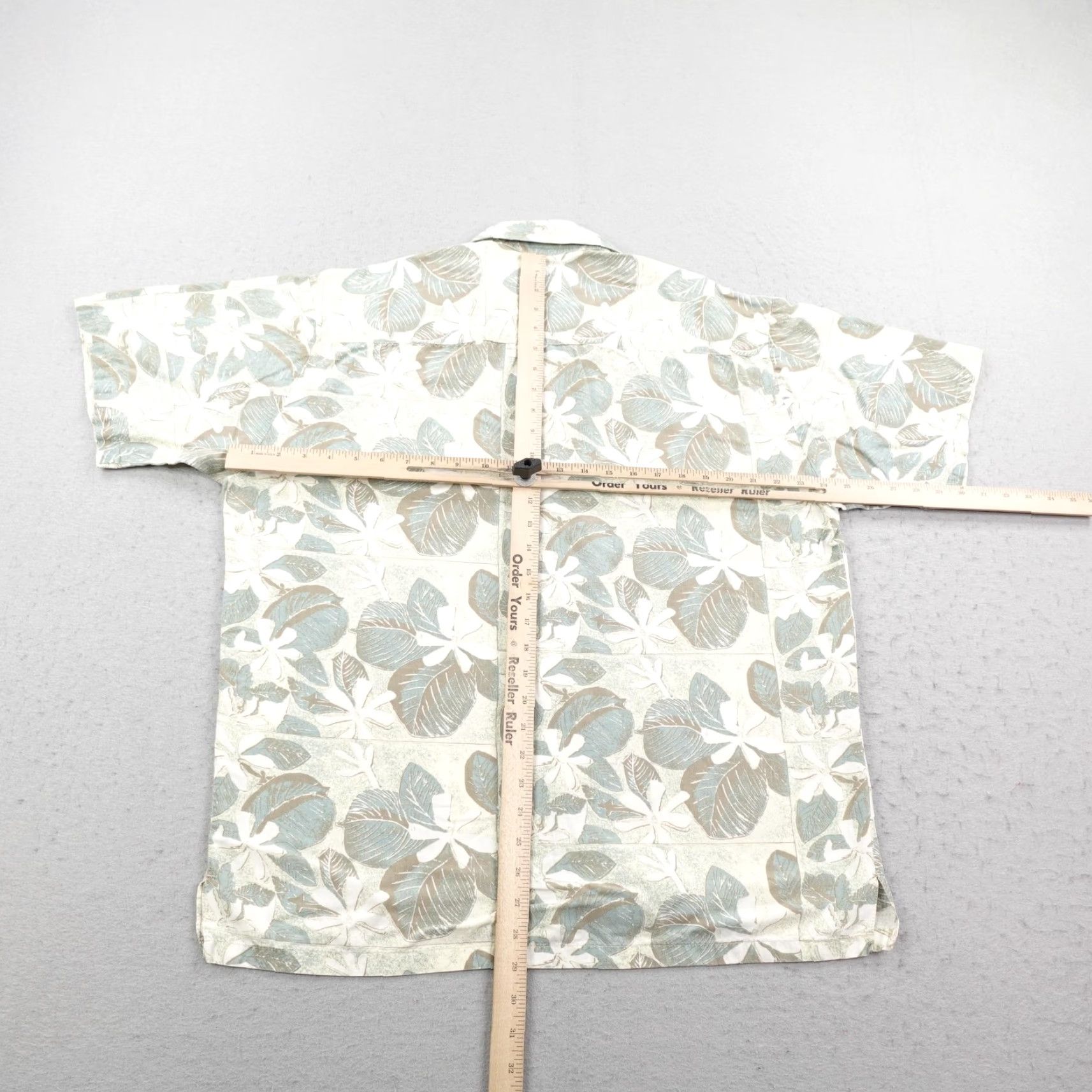 Vintage VINTAGE Kahala Shirt Men Large Beige Green Hawaiian Floral Aloha Button Up Camp Tropical Size US XL / EU 56 / 4 - 6 Thumbnail
