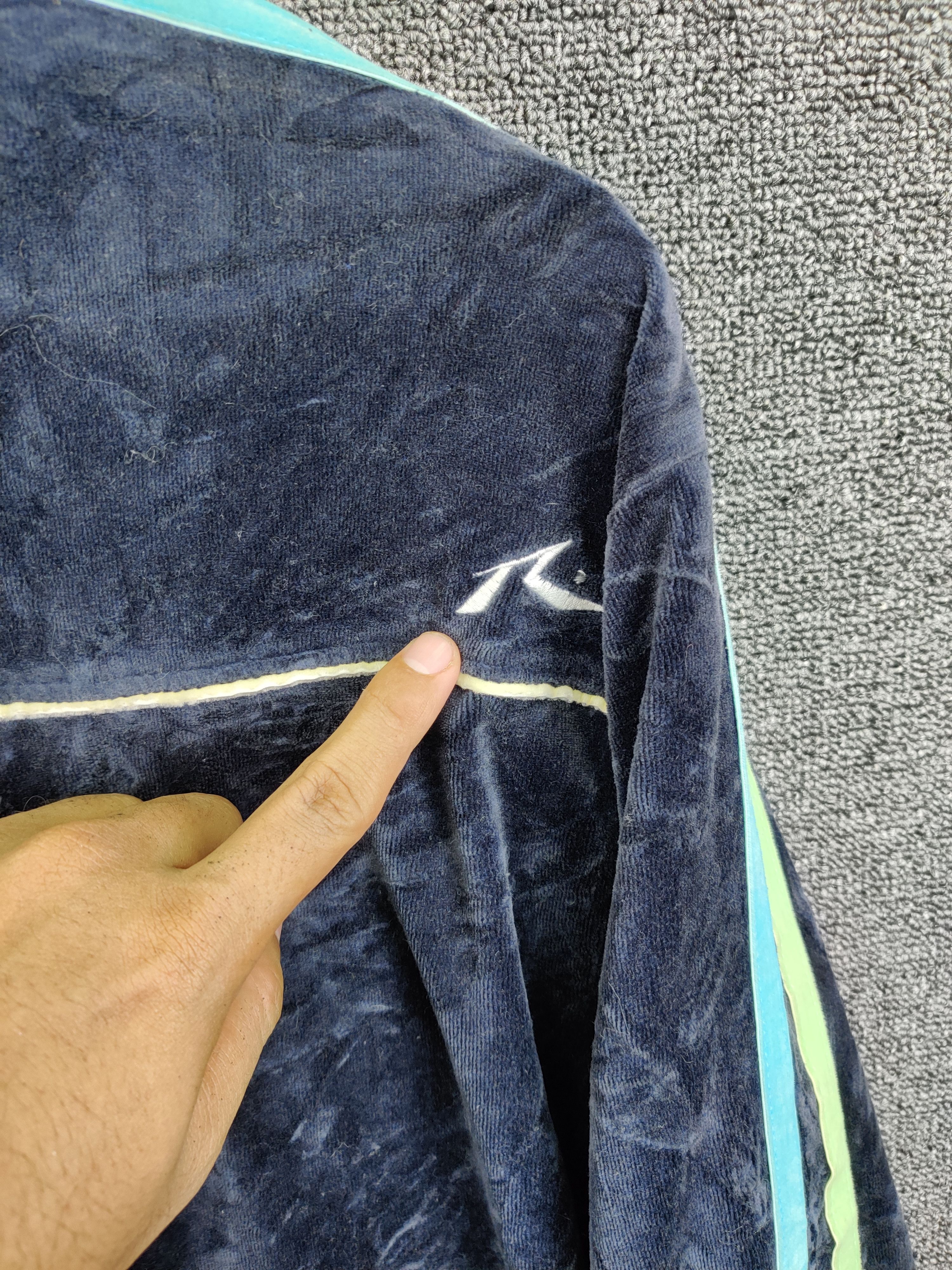 Rusty Vintage Rusty Velvet Sweater Track Jacket Size US L / EU 52-54 / 3 - 7 Thumbnail