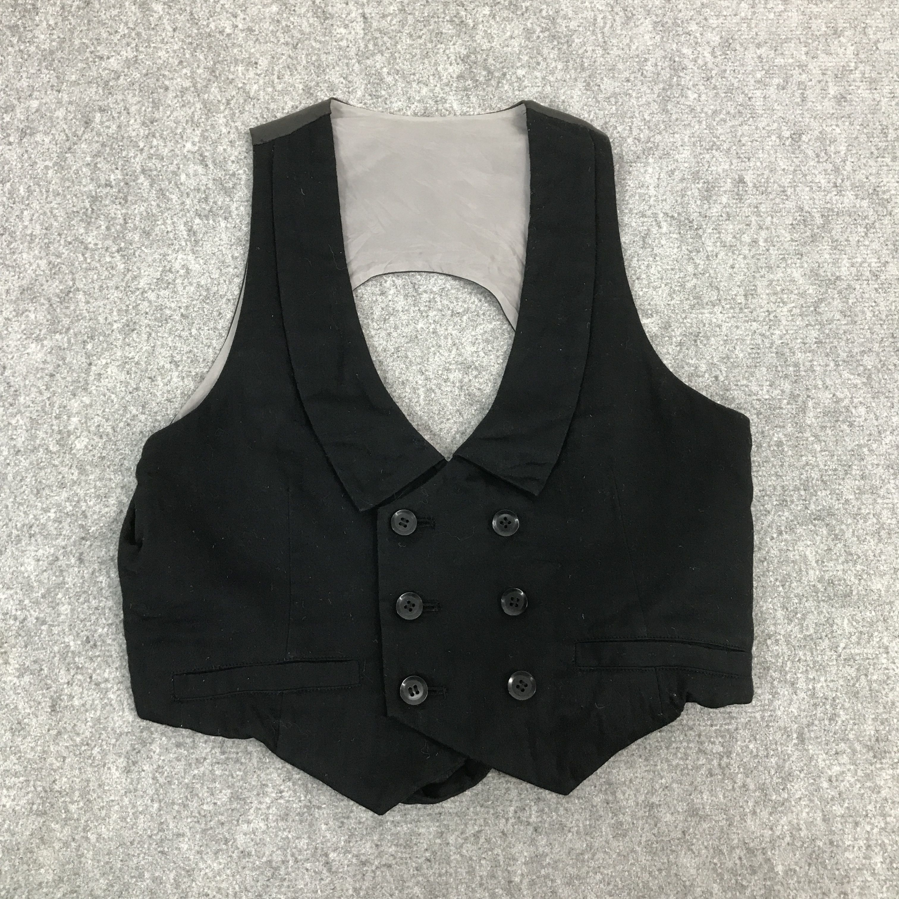 Y's × Y's for Men × Yohji Yamamoto YS YOHJI YAMAMOTO FIT VESTS FASHION Size US S / EU 44-46 / 1 - 1 Thumbnail