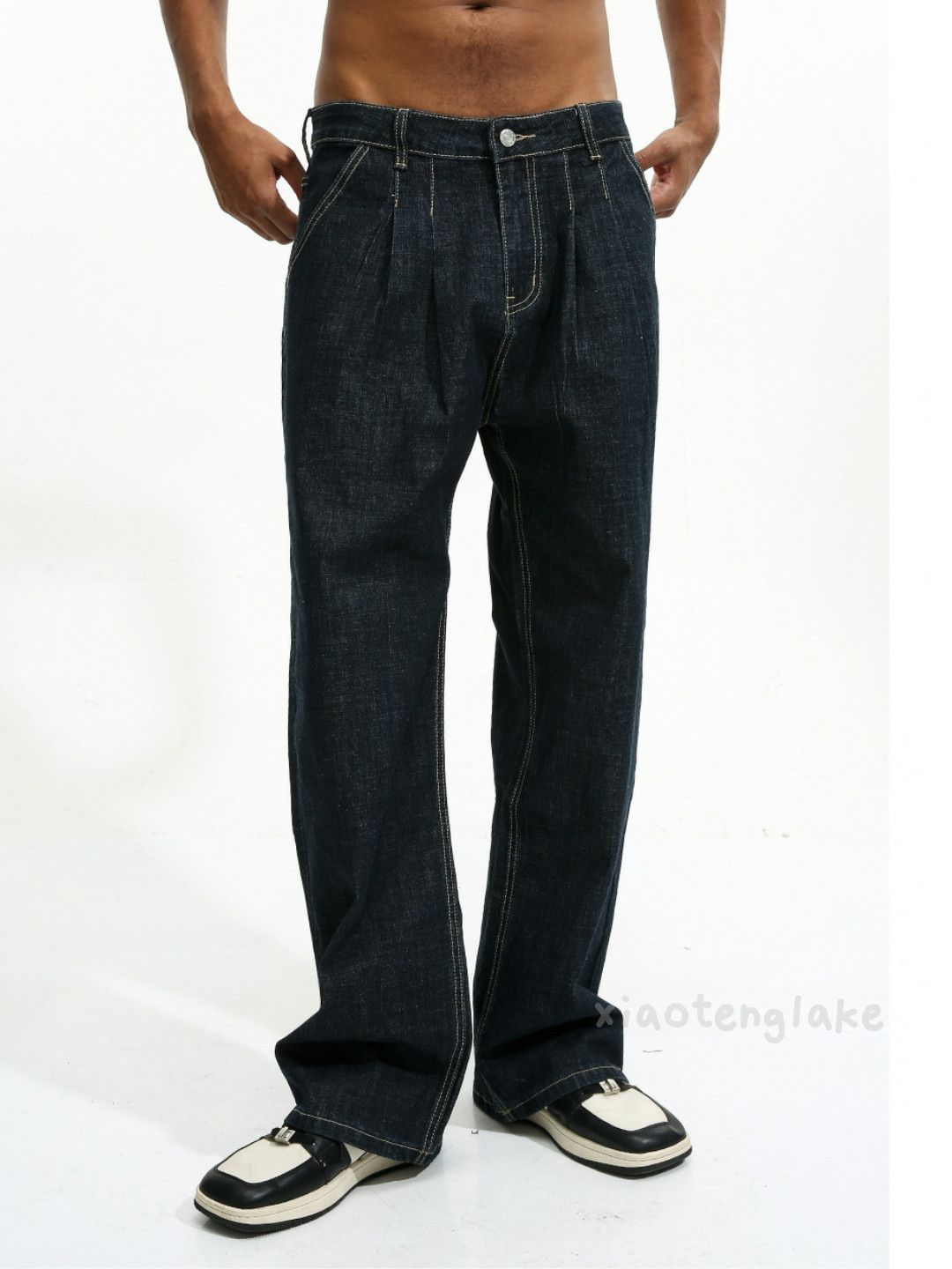 Designer × Jean × Vintage loose baggy utility skate hiphop yuppie jeans Size US 30 / EU 46 - 3 Thumbnail