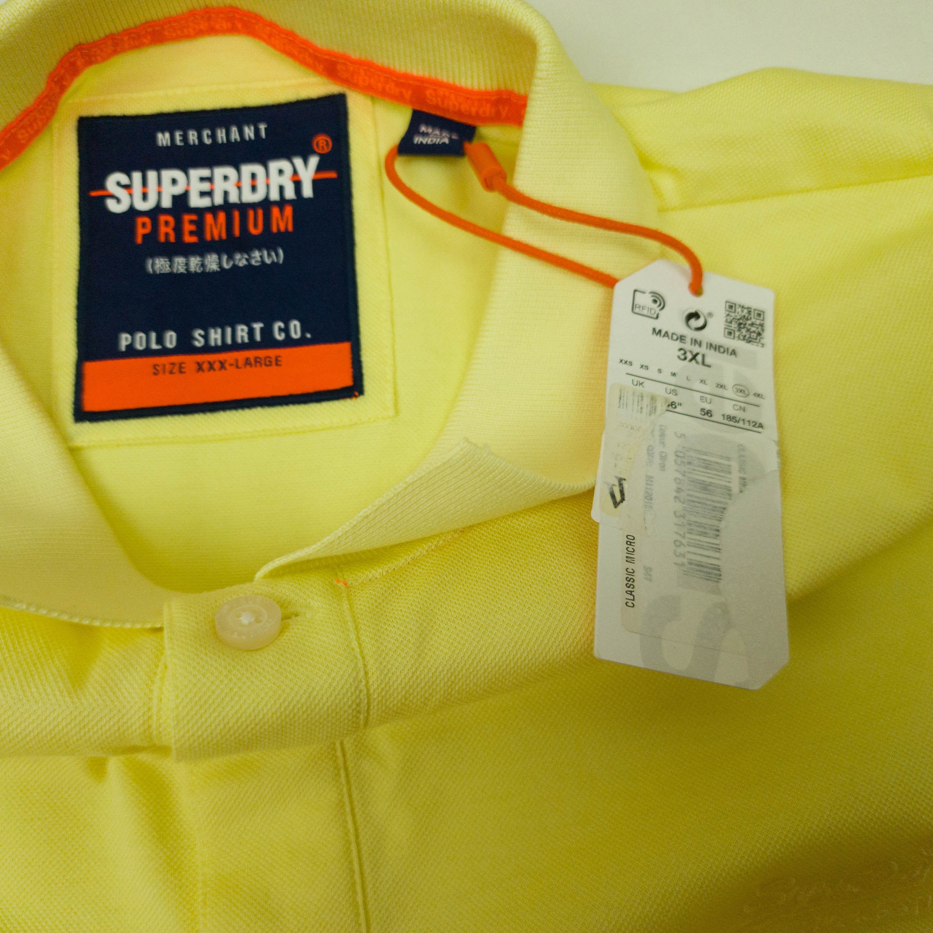 Superdry Superdry top cotton size 2XL SLIM FIT ( LABEL 3XL ASIA) Size US XXL / EU 58 / 5 - 7 Thumbnail