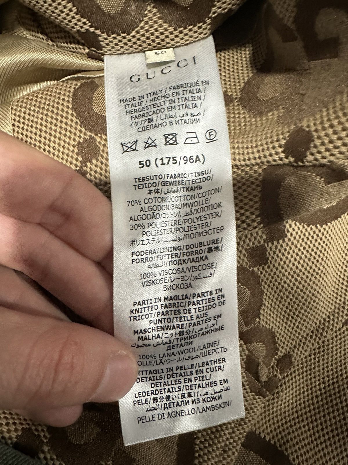Gucci Gucci Jumbo GG Canvas Jacket Size US M / EU 48-50 / 2 - 4 Thumbnail