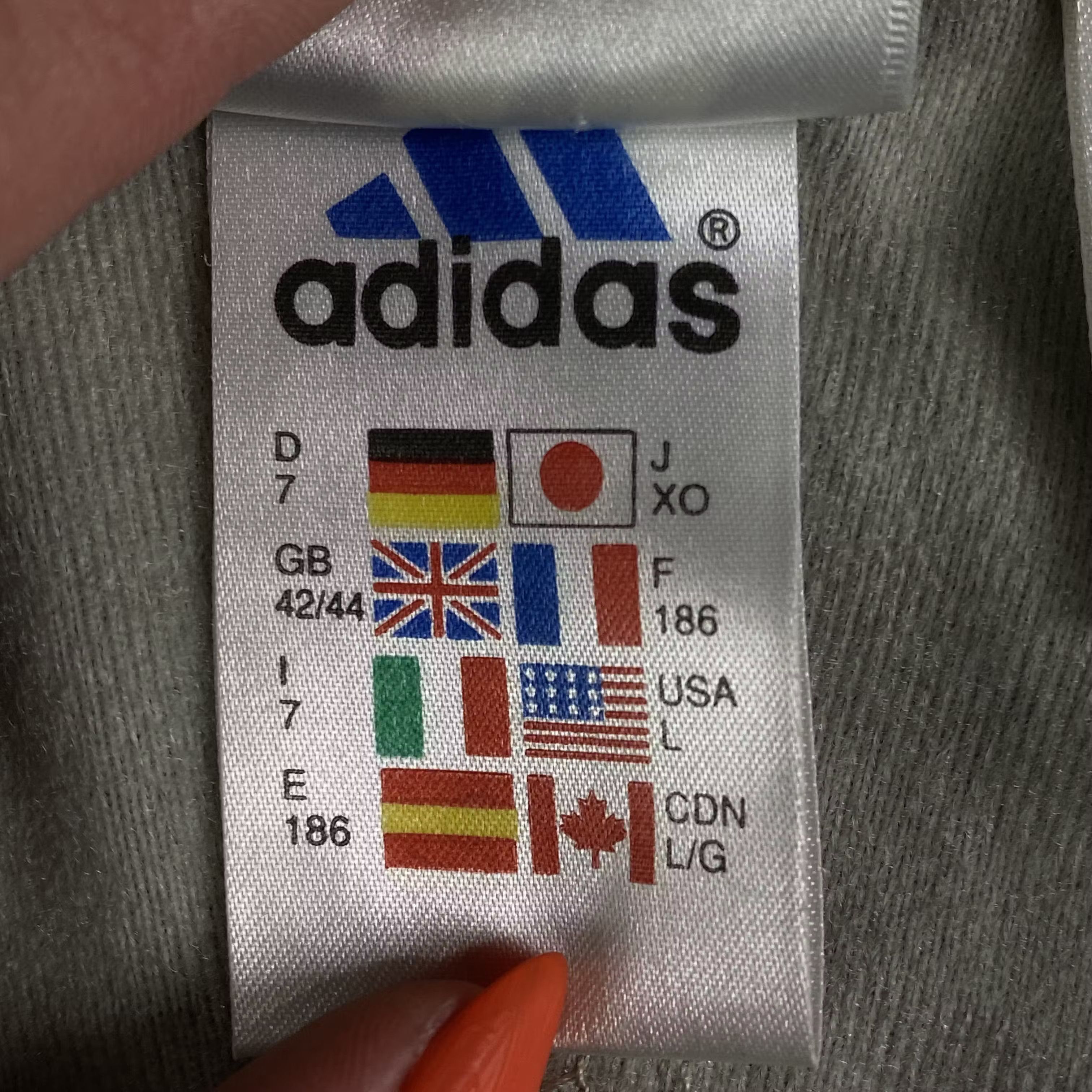 Adidas × Vintage Mens Adidas Vintage Track Jacket Size L Size US L / EU 52-54 / 3 - 5 Thumbnail